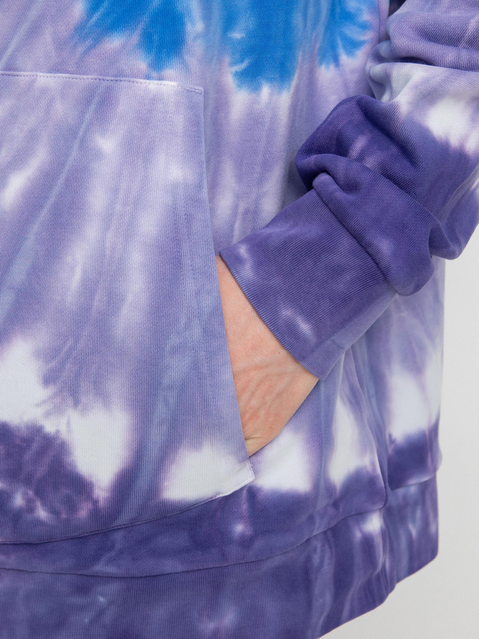 Bluza z kapturem RipNDip Friday Jr HD (purple/lilac spiral dye)