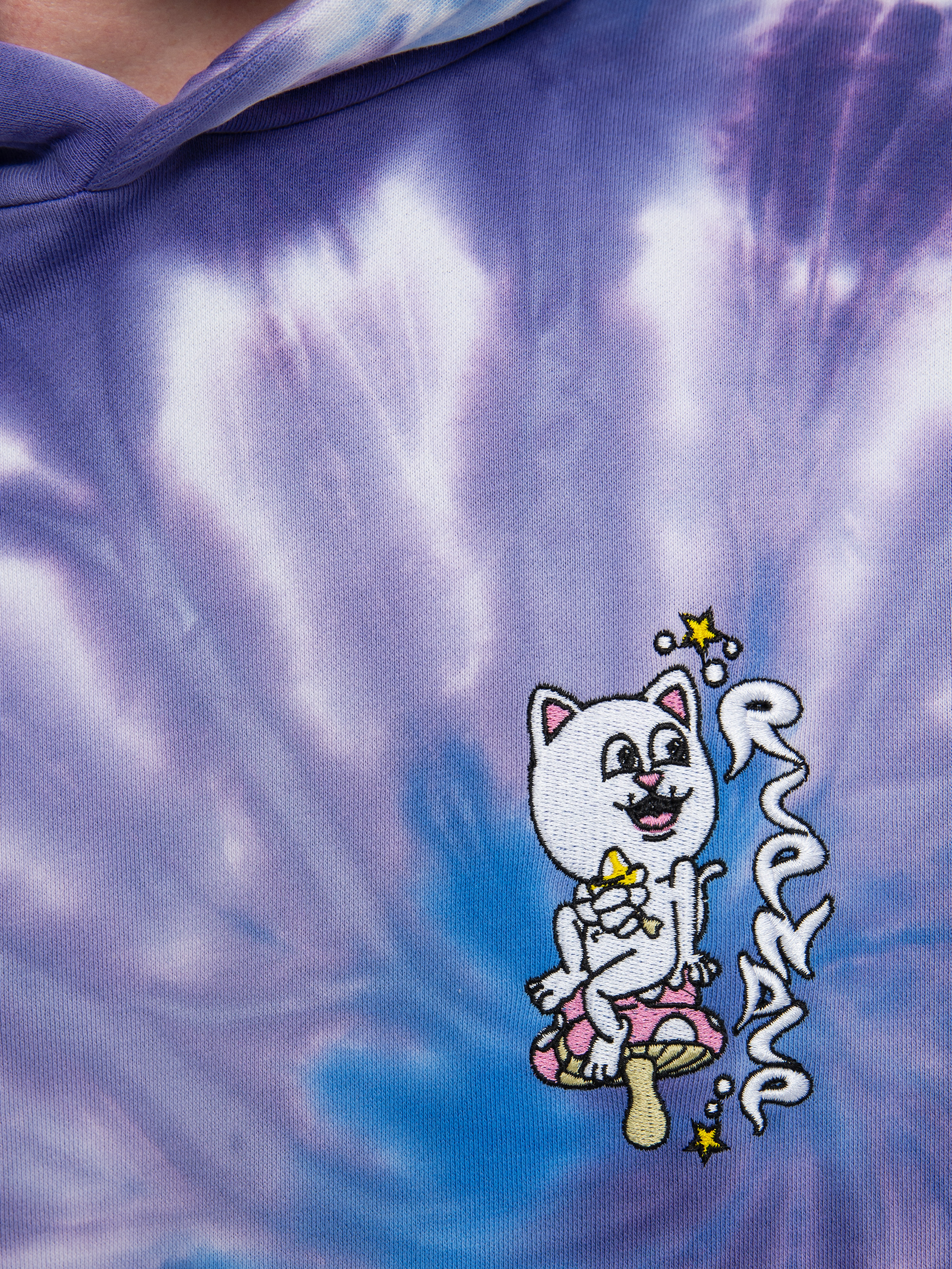 Bluza z kapturem RipNDip Friday Jr HD (purple/lilac spiral dye)