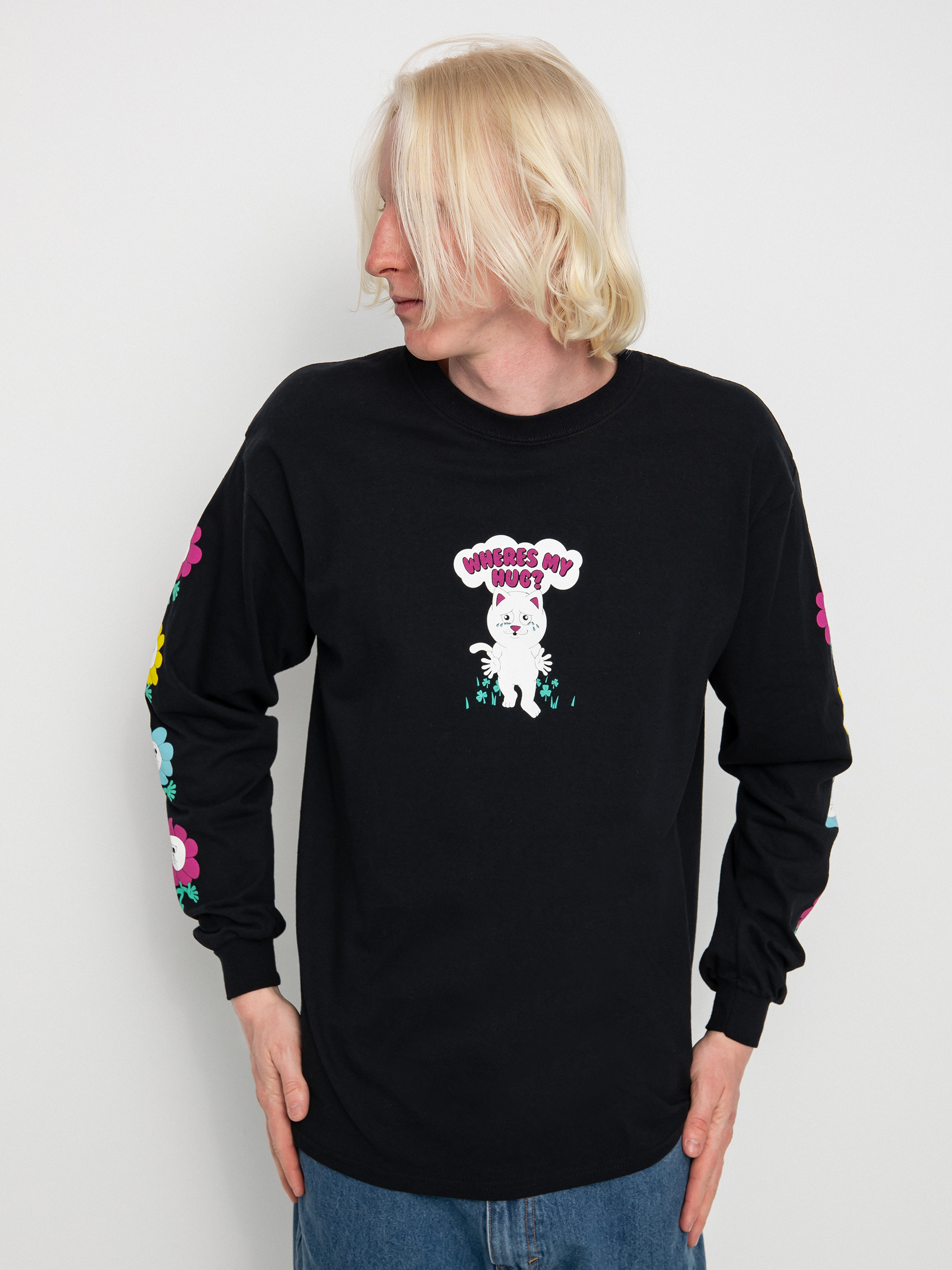 Longsleeve RipNDip Wheres My Hug (black)
