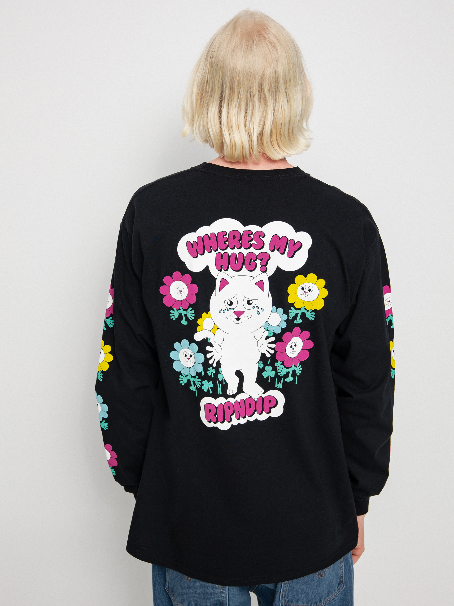 Longsleeve RipNDip Wheres My Hug (black)