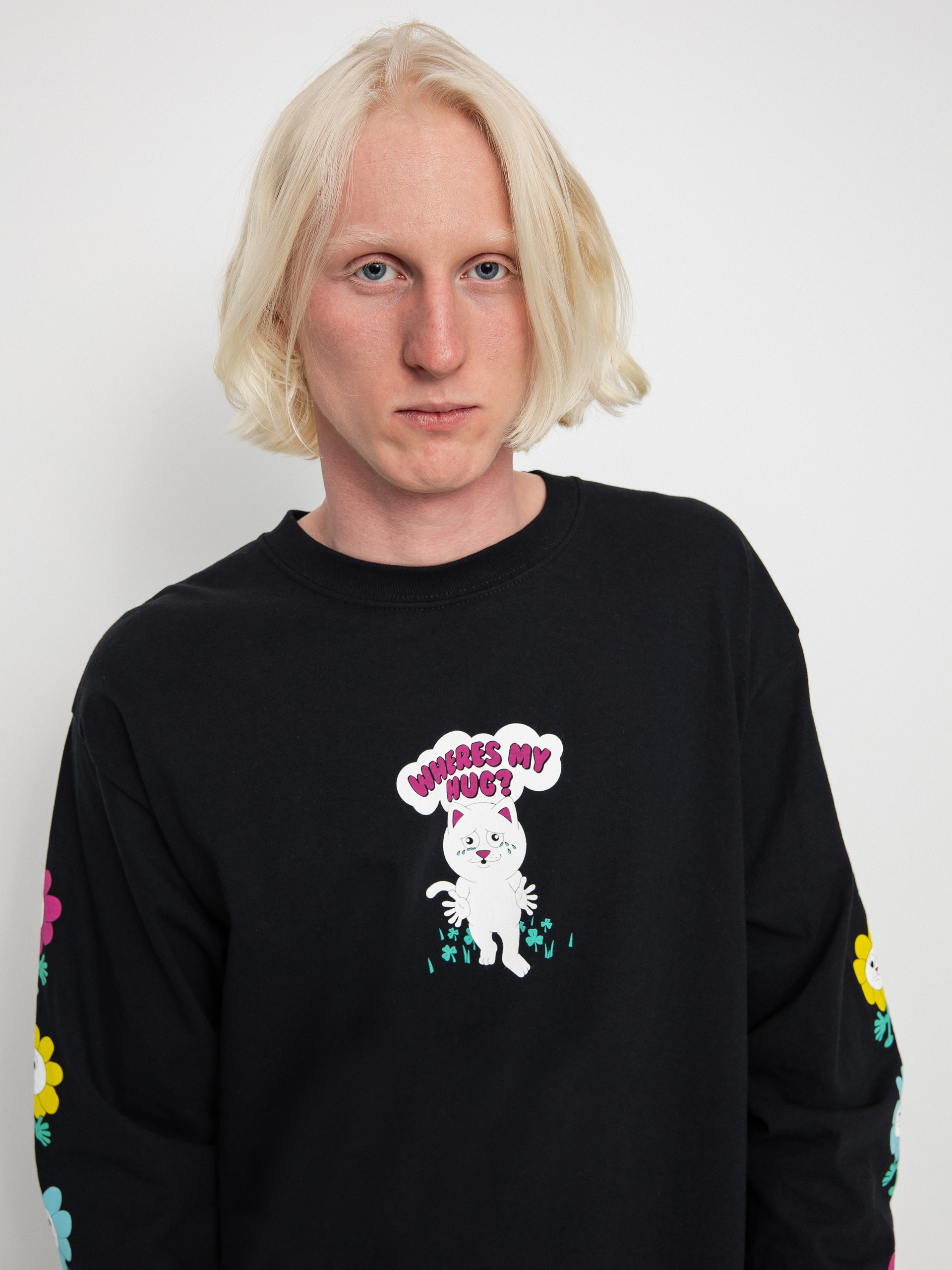 Longsleeve RipNDip Wheres My Hug (black)