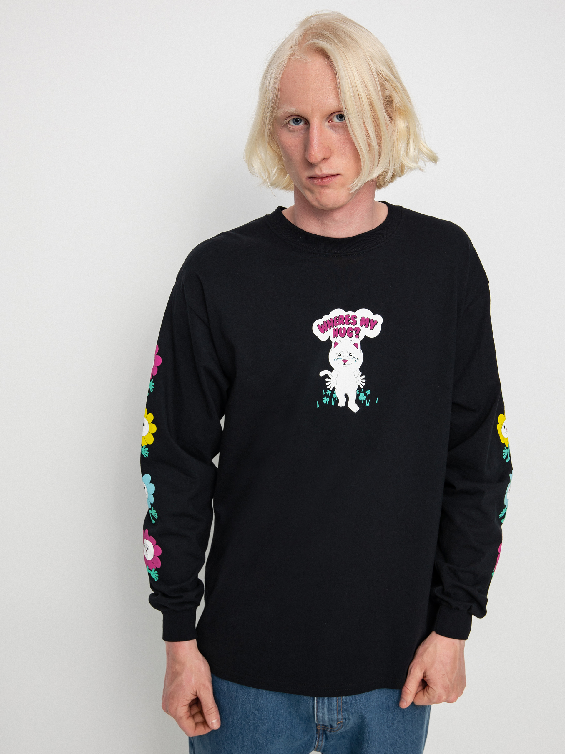 Longsleeve RipNDip Wheres My Hug (black)