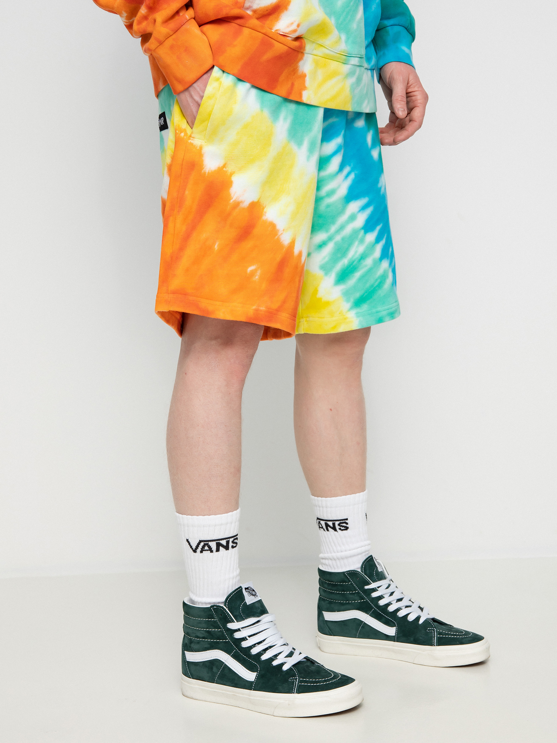 Szorty RipNDip Prisma (teal rainbow dye)