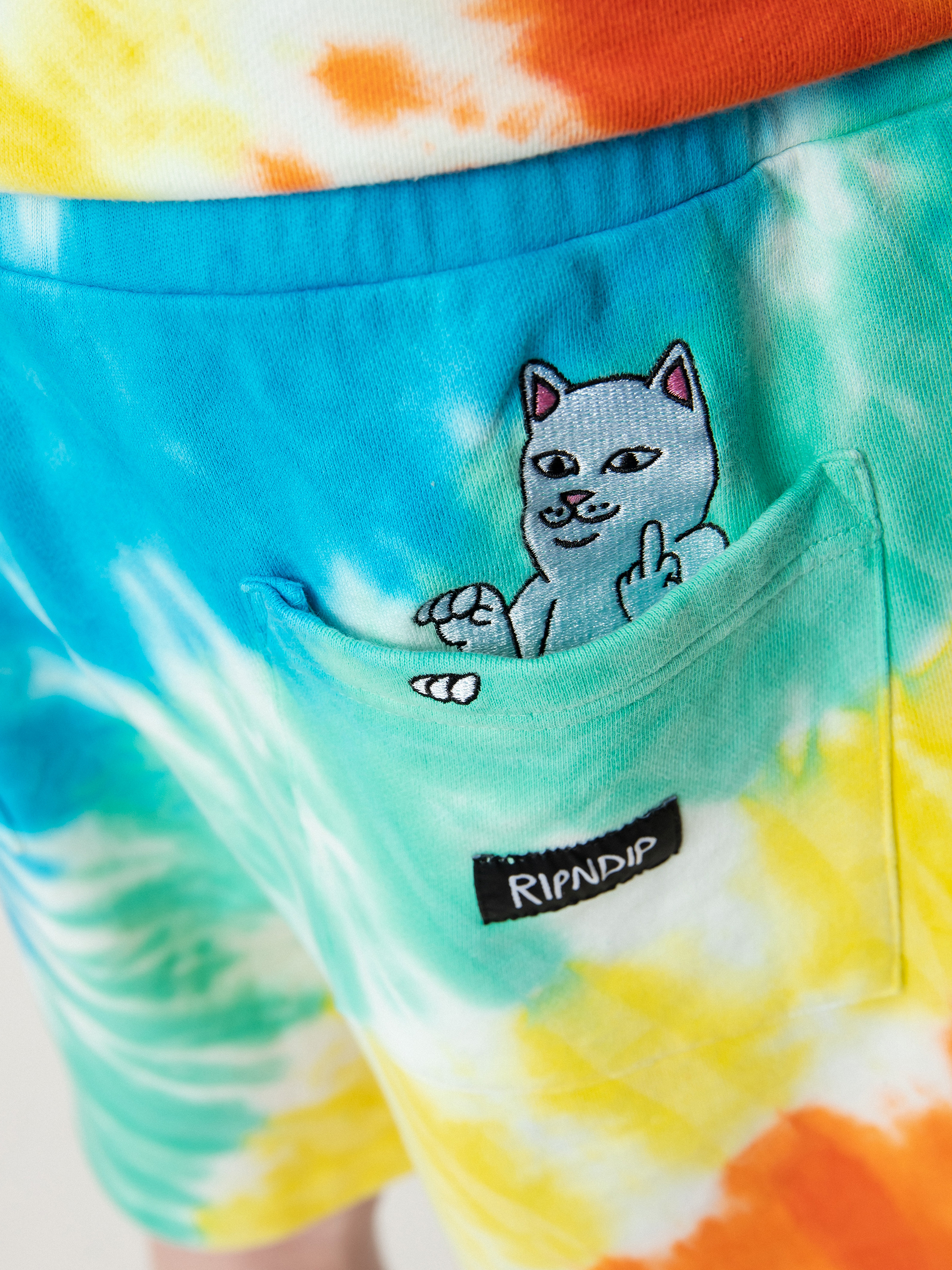 Szorty RipNDip Prisma (teal rainbow dye)