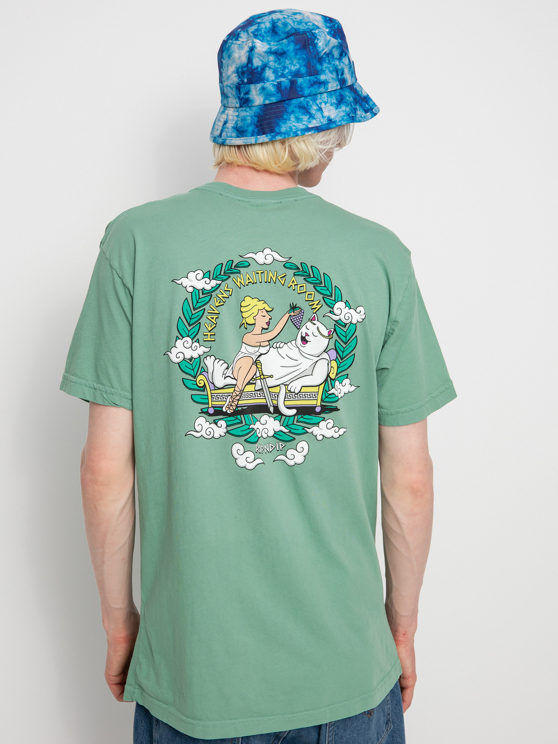 T-shirt RipNDip Waiting In Heaven (light pine)