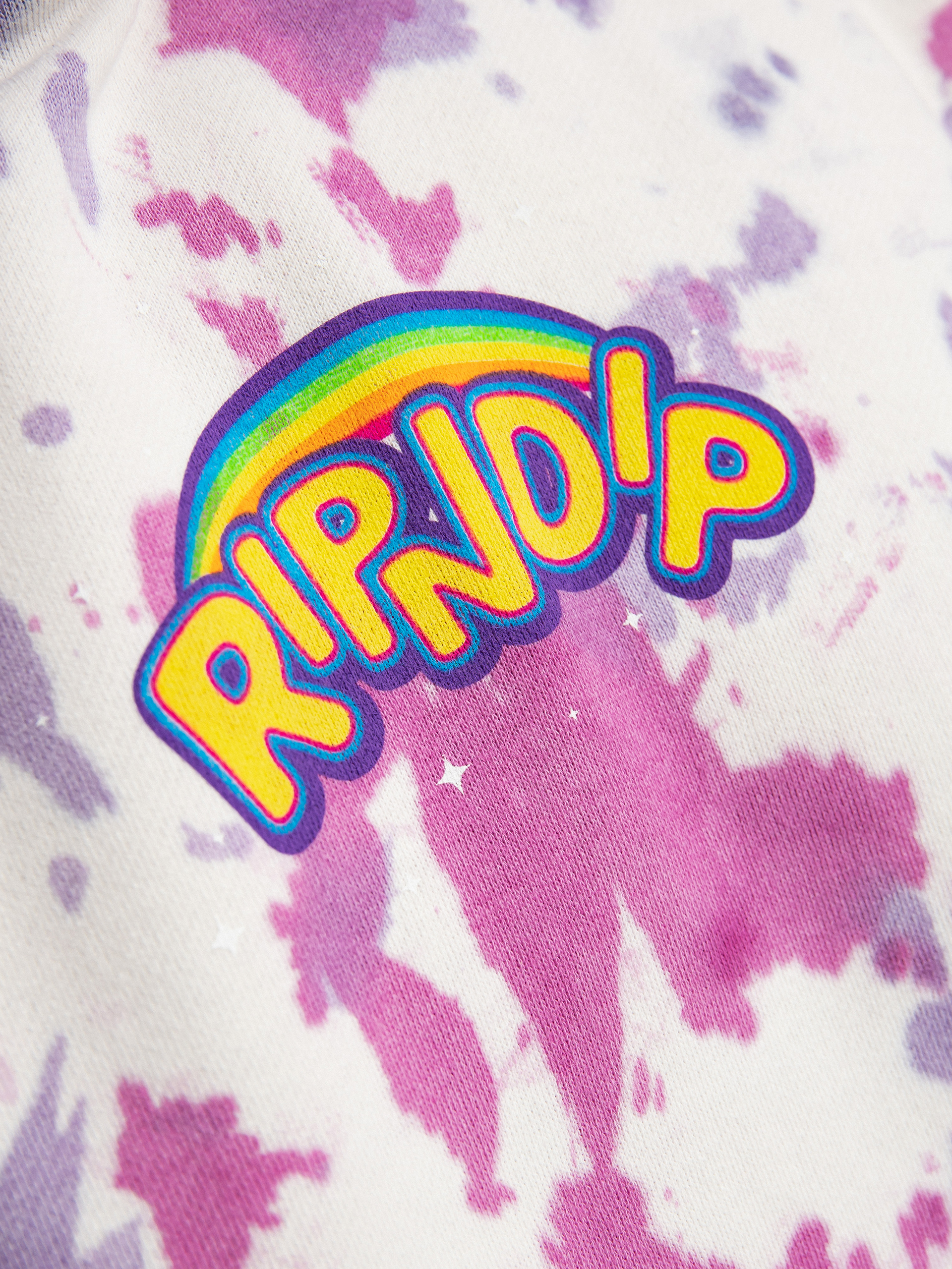 Bluza z kapturem RipNDip Friends Forever HD (pink/lavender tie dye)