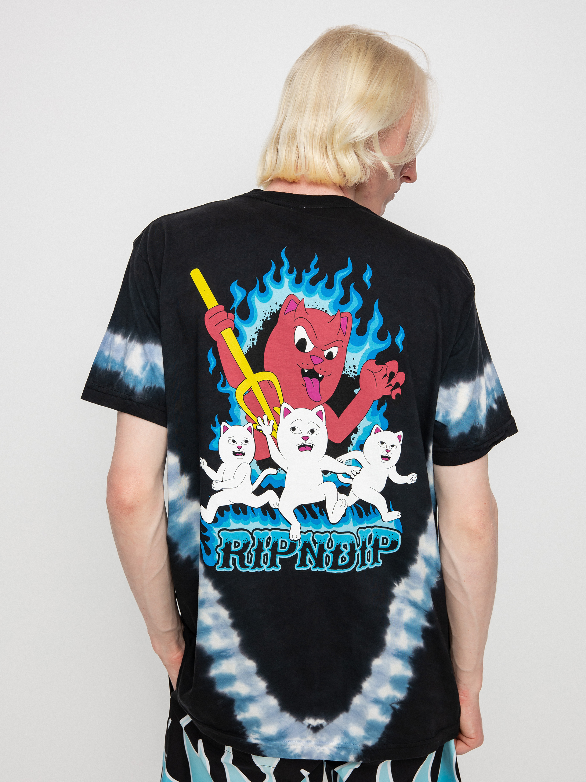 T-shirt RipNDip Hades (blue/black v dye)