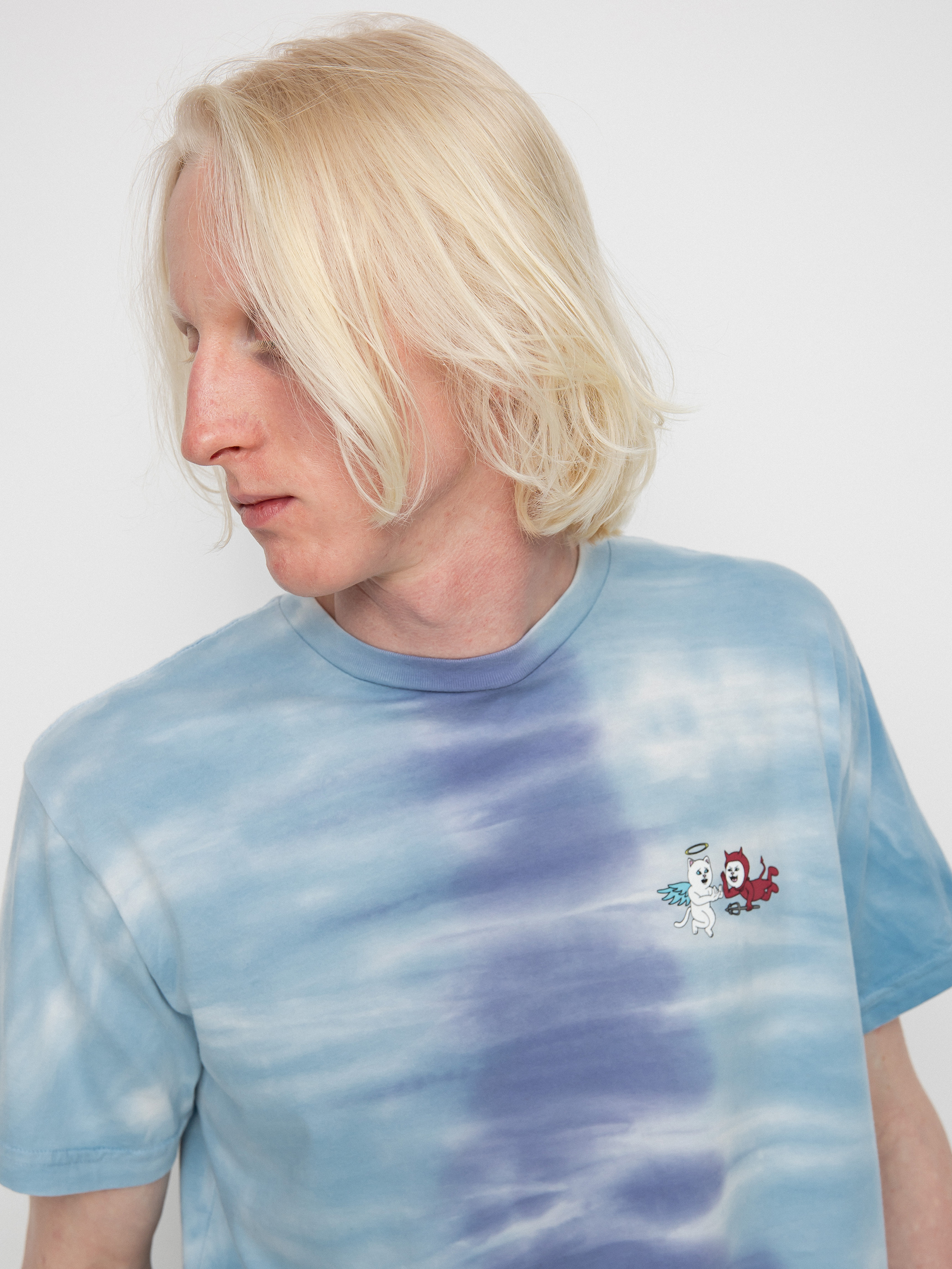 T-shirt RipNDip Limbo (periwinkle/light blue split dye)