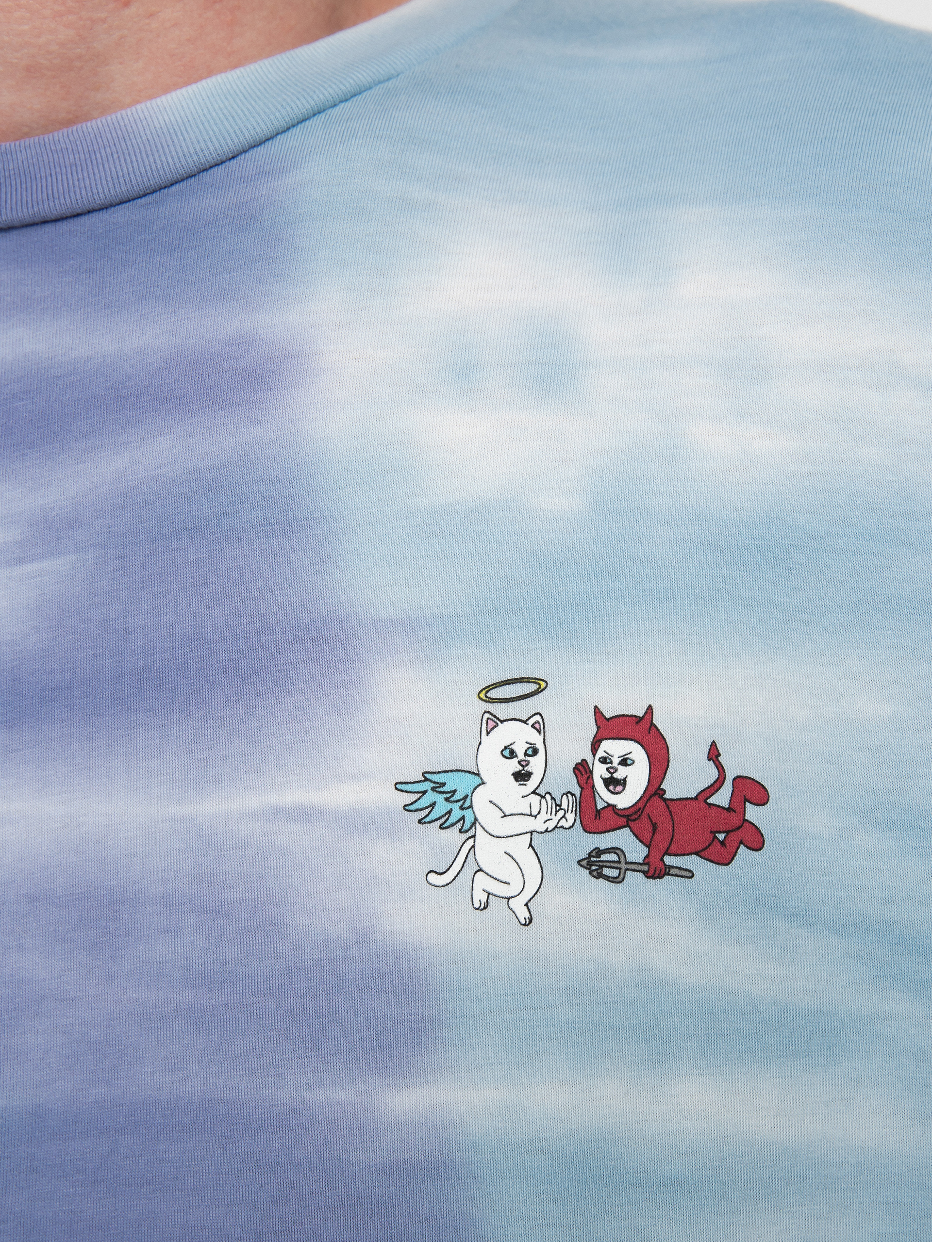 T-shirt RipNDip Limbo (periwinkle/light blue split dye)