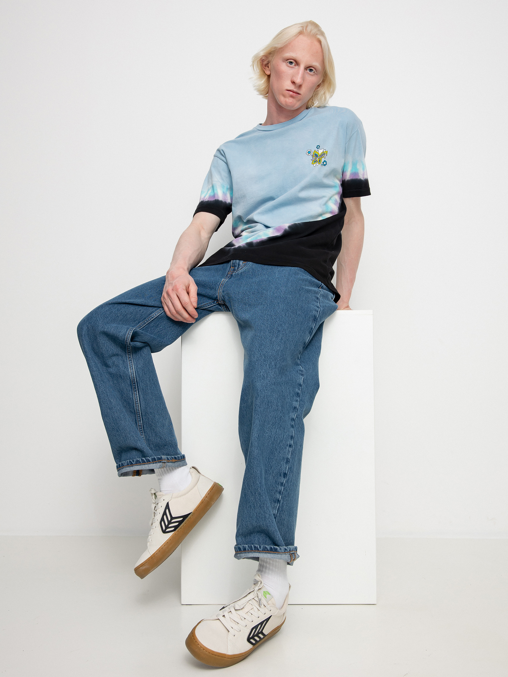 T-shirt RipNDip Promised Land (purple/blue v dye)