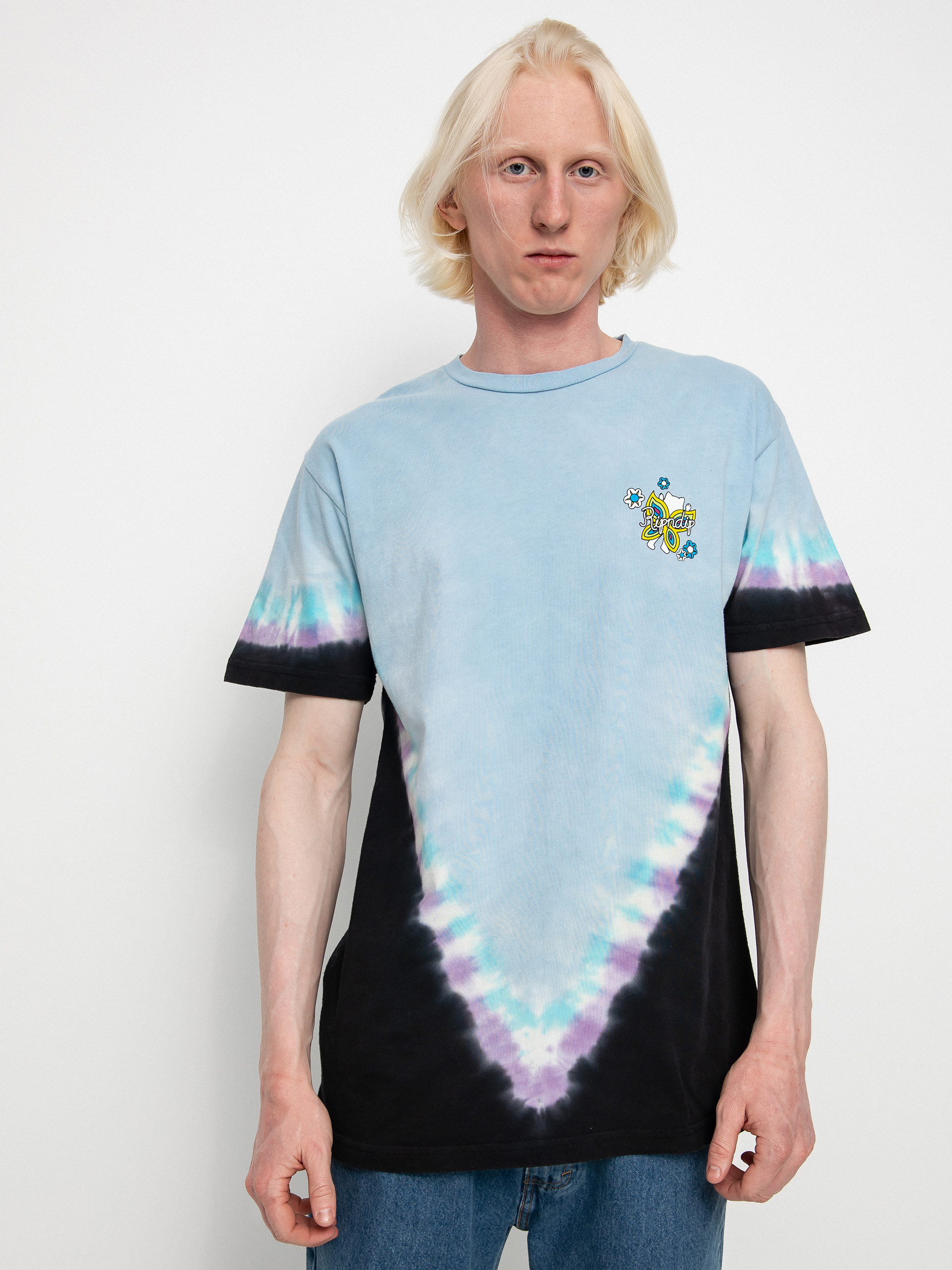 T-shirt RipNDip Promised Land (purple/blue v dye)