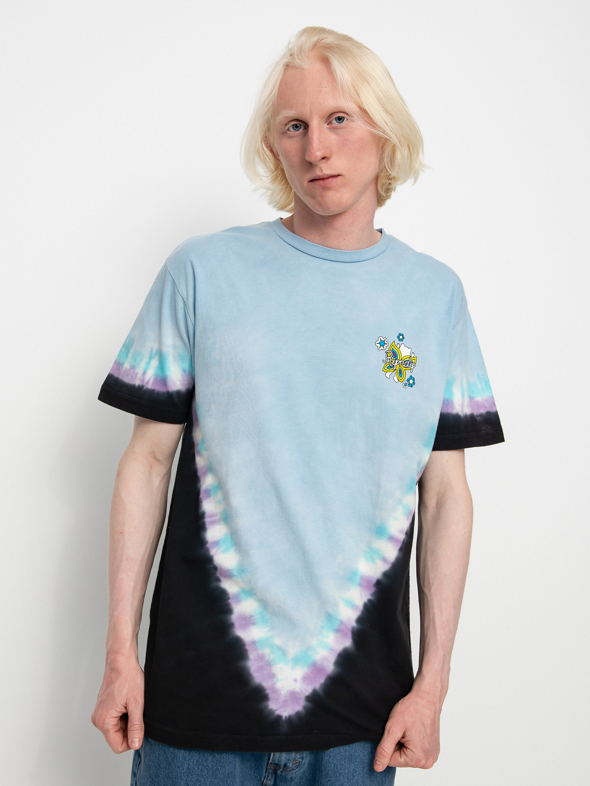 T-shirt RipNDip Promised Land (purple/blue v dye)