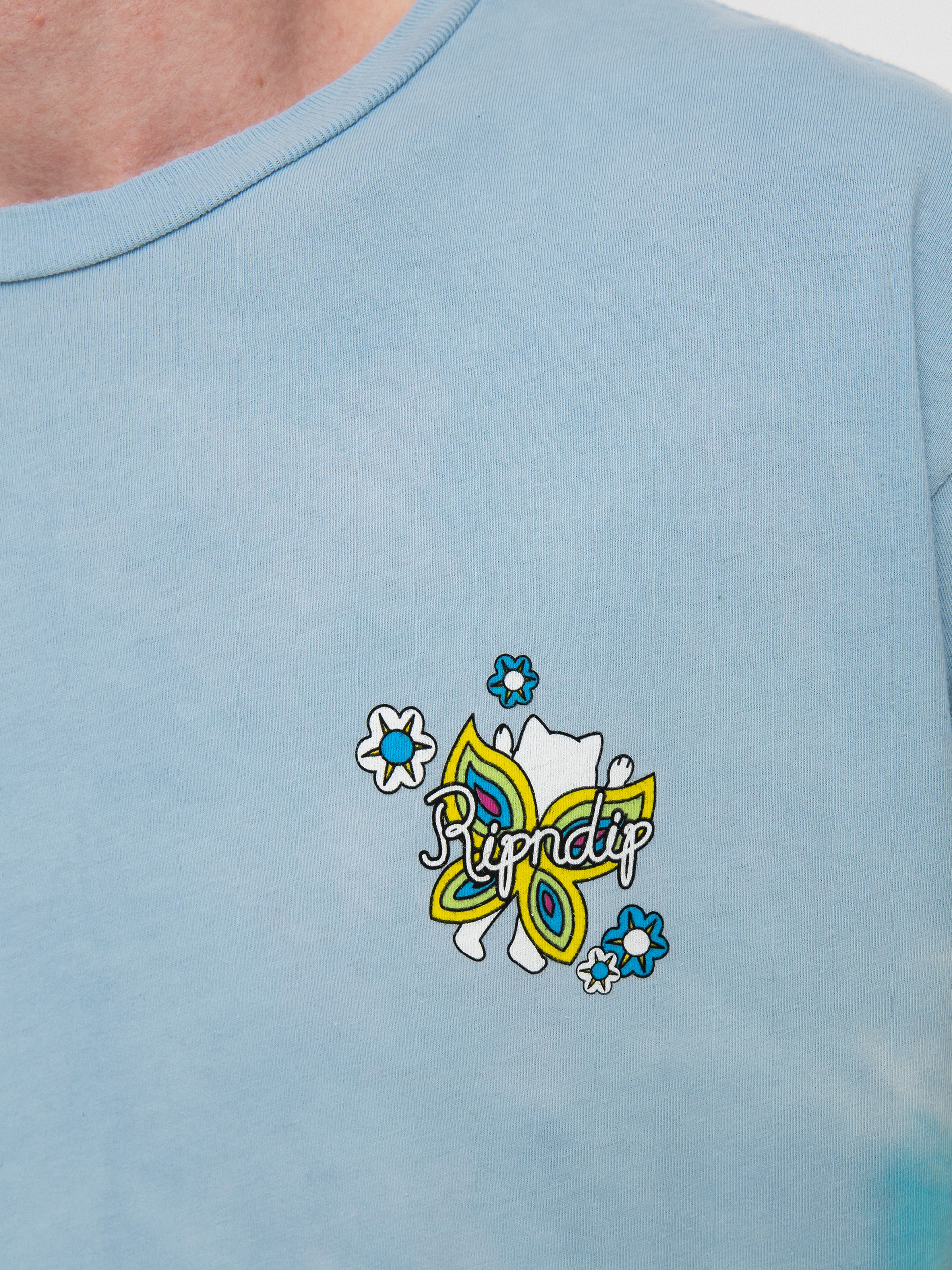 T-shirt RipNDip Promised Land (purple/blue v dye)