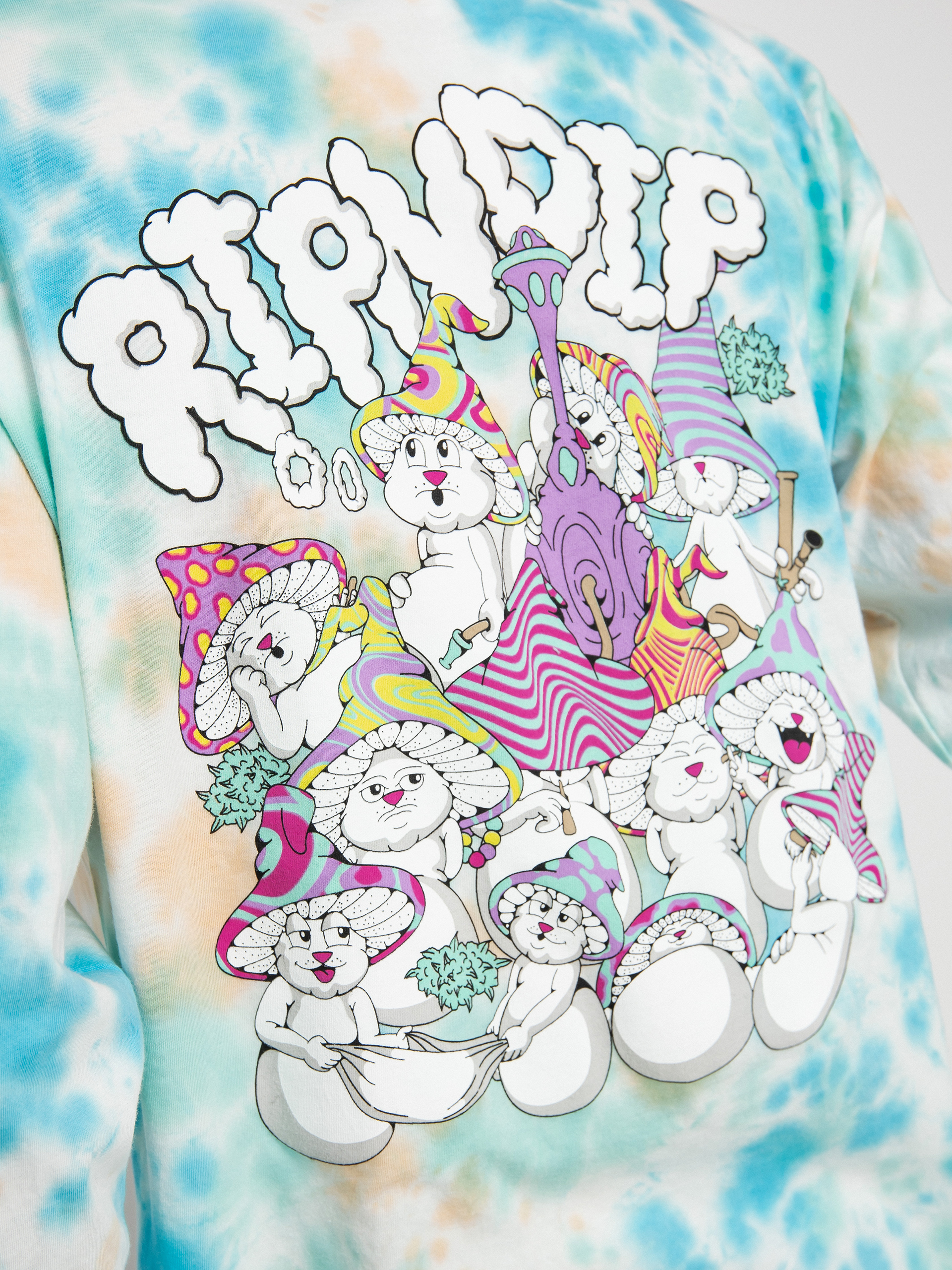 Longsleeve RipNDip Kaleidoscopic (light blue/peach tie dye)