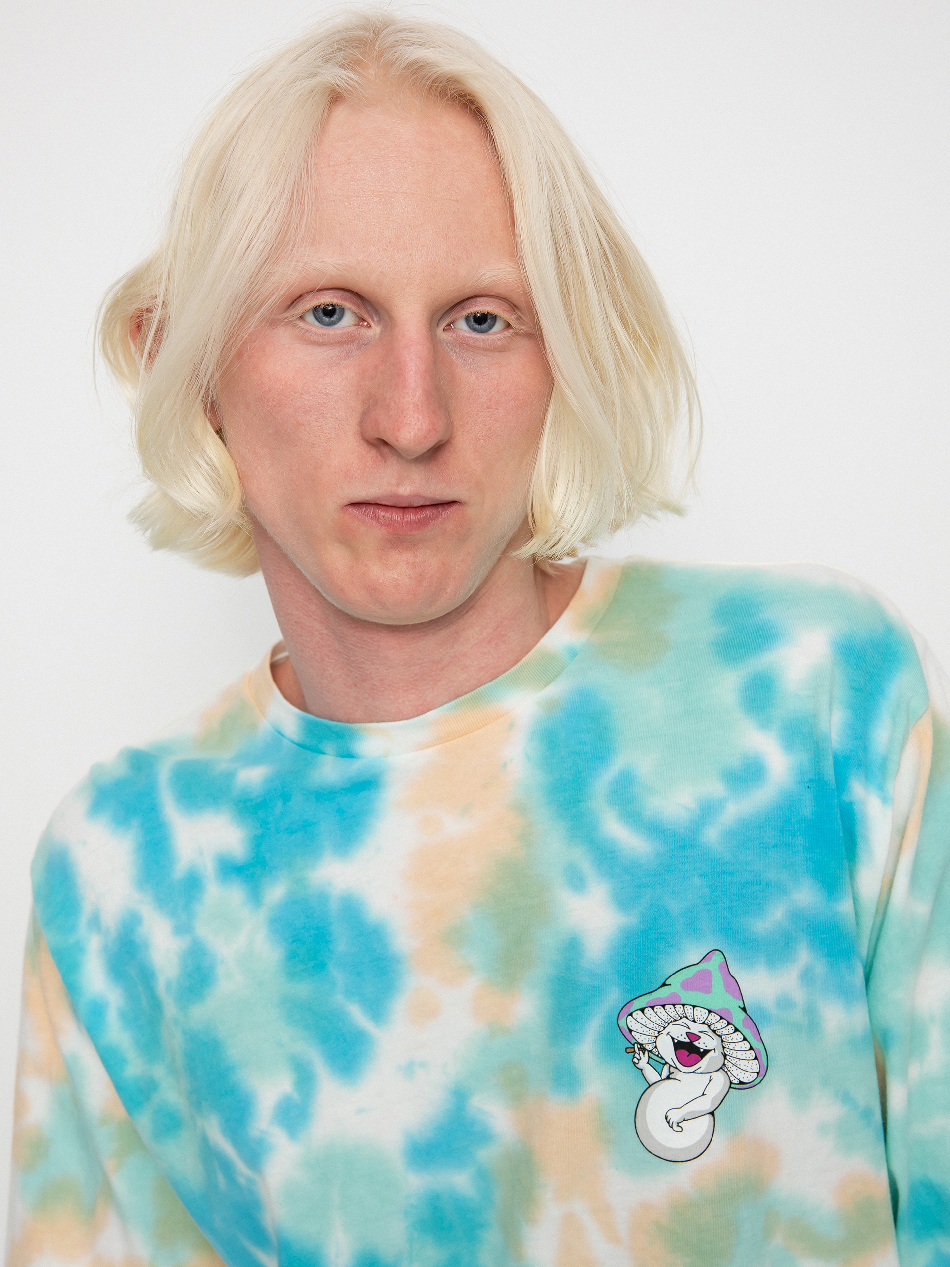 Longsleeve RipNDip Kaleidoscopic (light blue/peach tie dye)