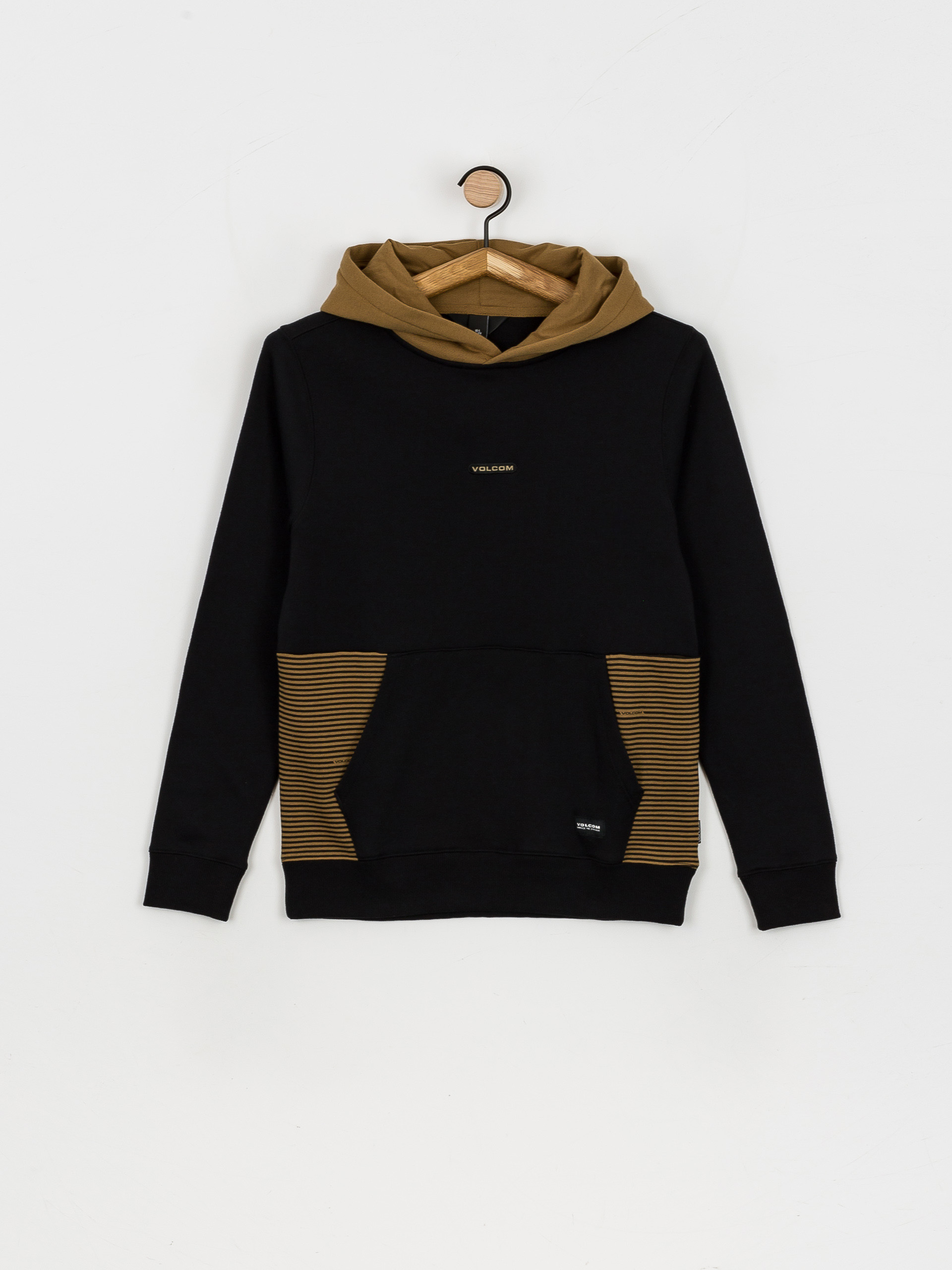 Bluza z kapturem Volcom Forzee HD JR (black combo)