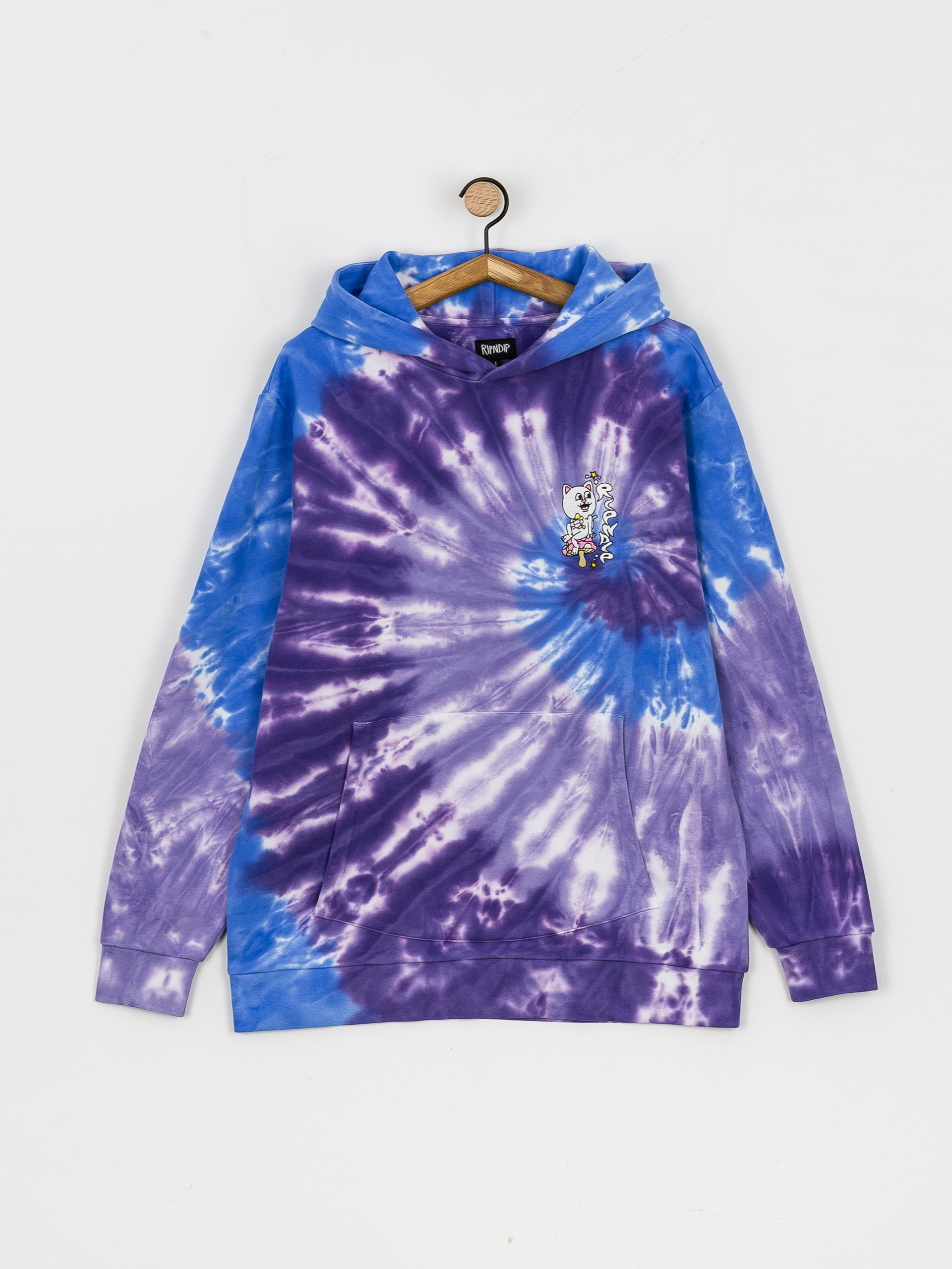 Bluza z kapturem RipNDip Friday Jr HD (purple/lilac spiral dye)