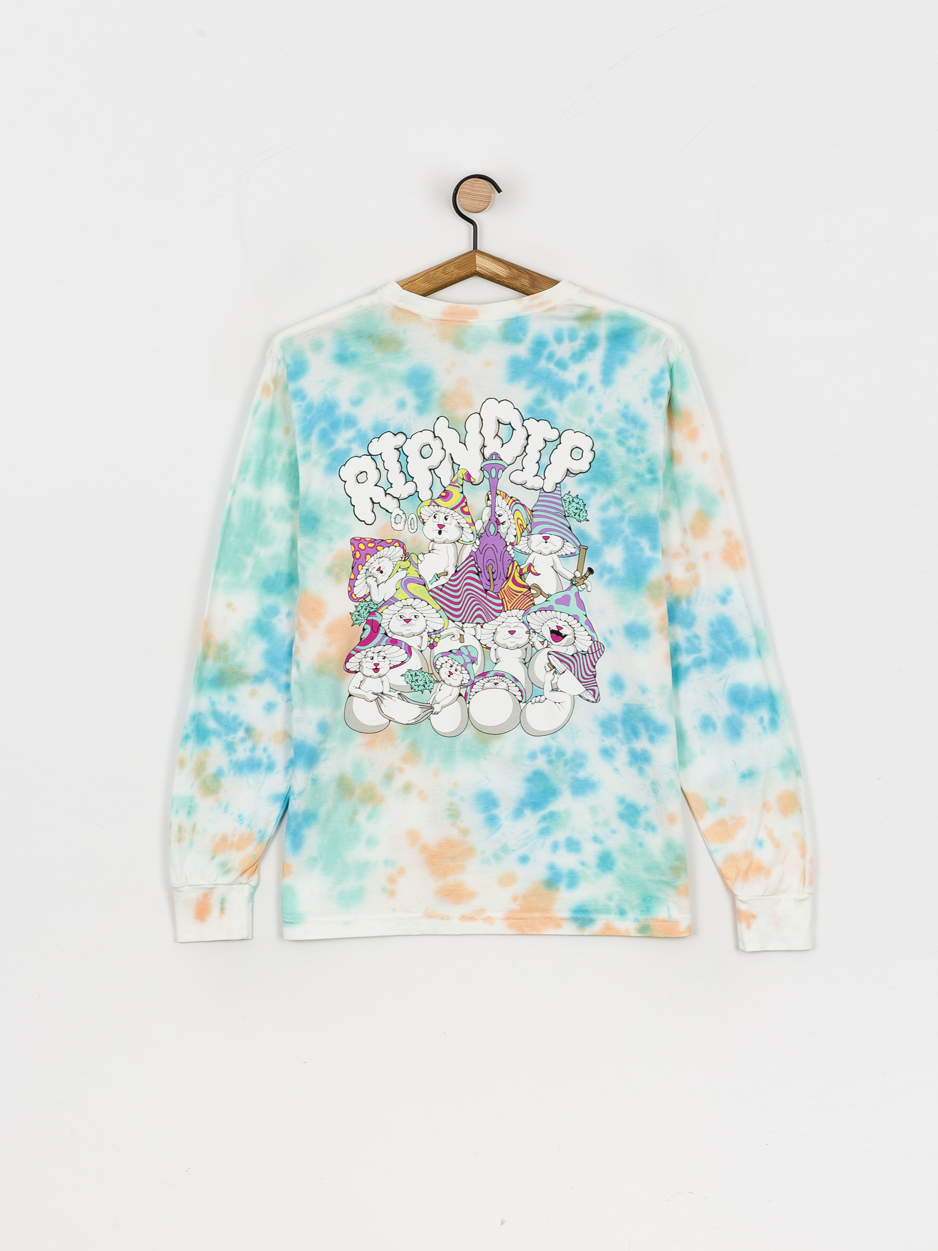 Longsleeve RipNDip Kaleidoscopic (light blue/peach tie dye)