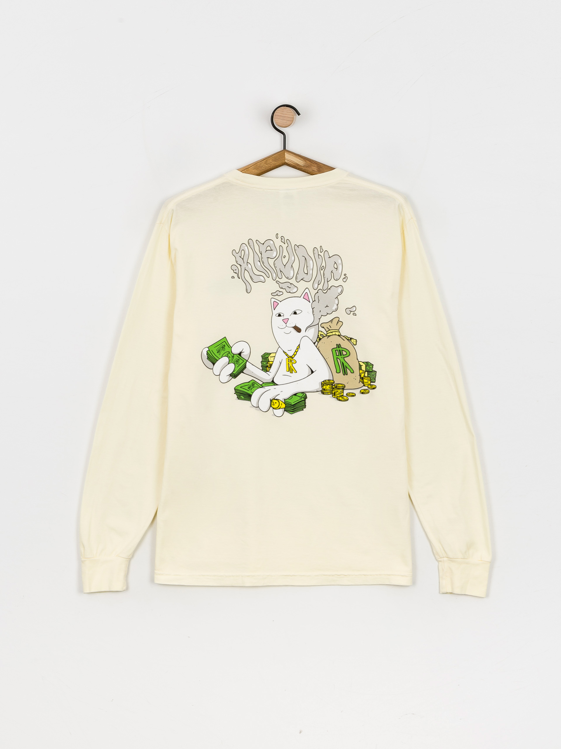 Longsleeve RipNDip Money Man (natural)