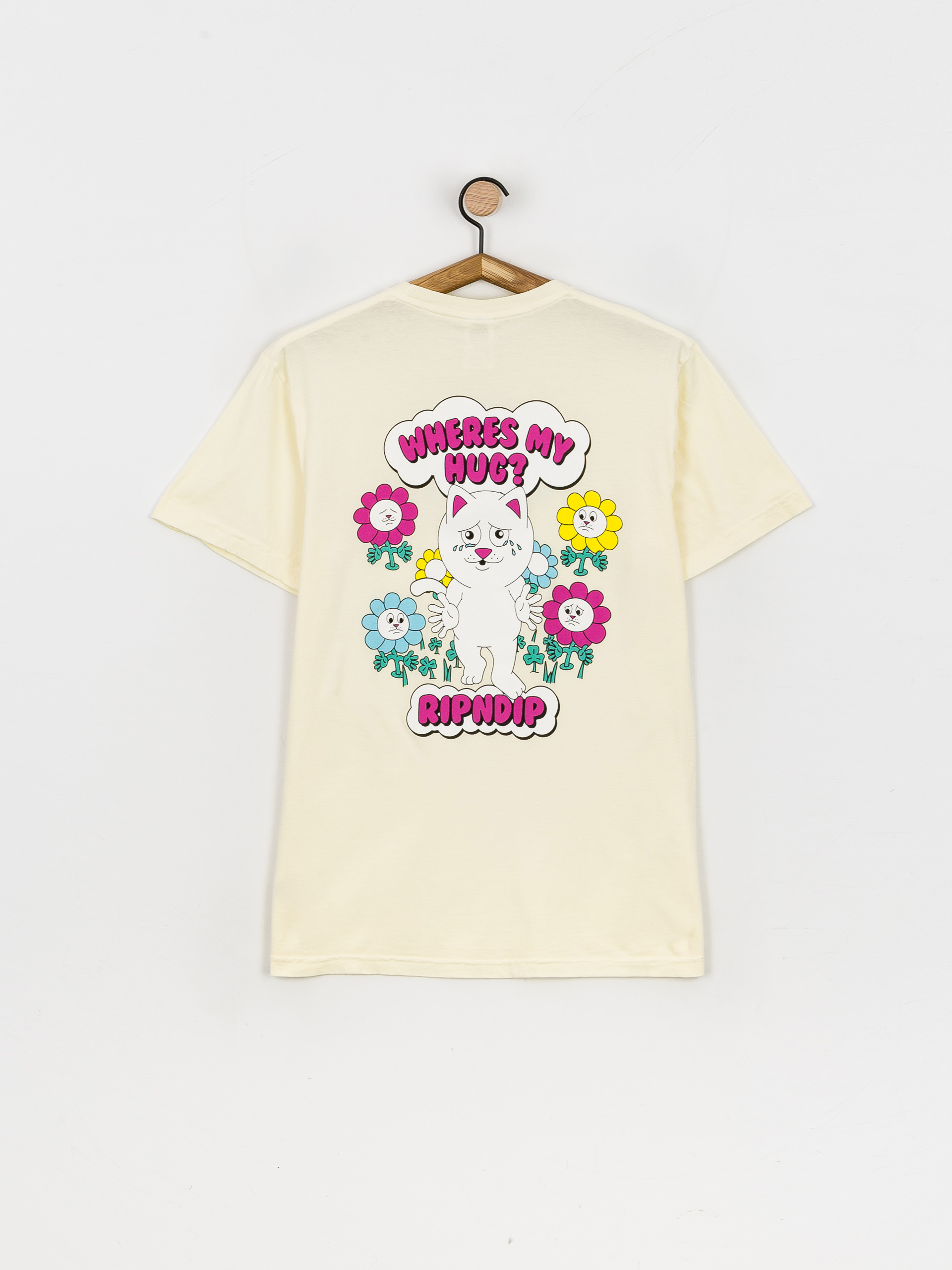 T-shirt RipNDip Wheres My Hug (natural)