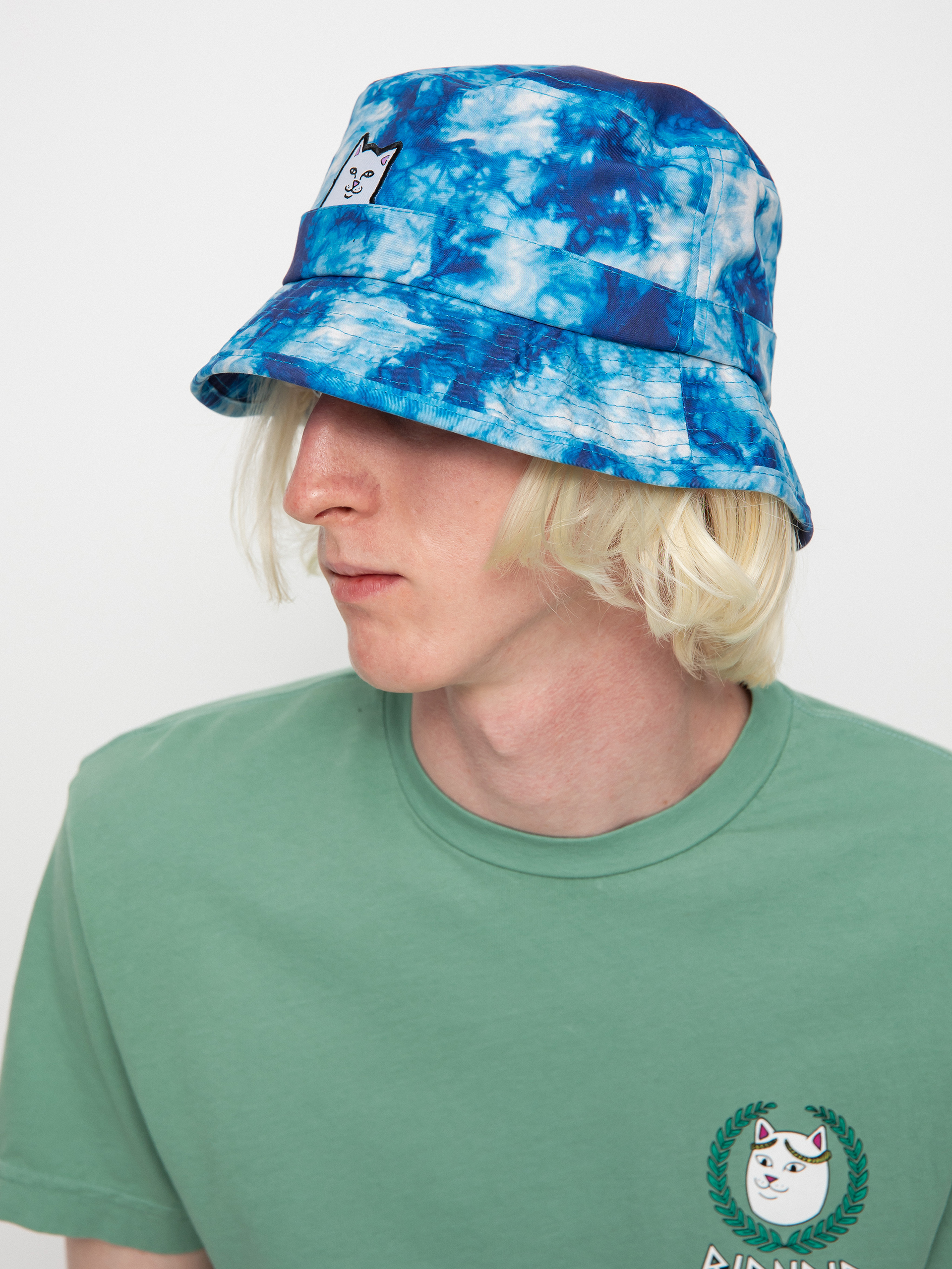 Kapelusz RipNDip Lord Nermal Tie Dye (blue acid wash)