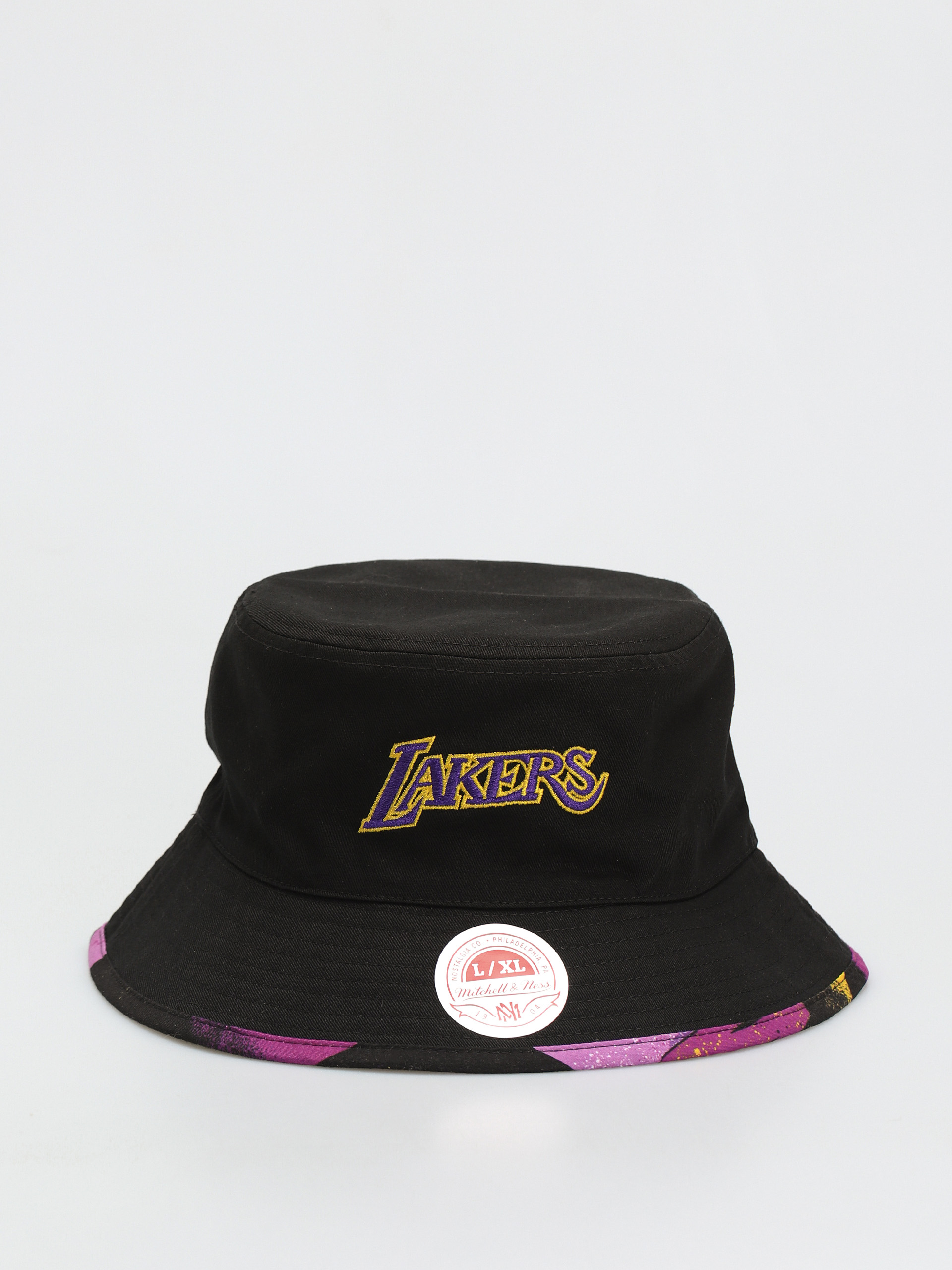 Kapelusz Mitchell & Ness Hyper Bucket (los angeles lakers black)