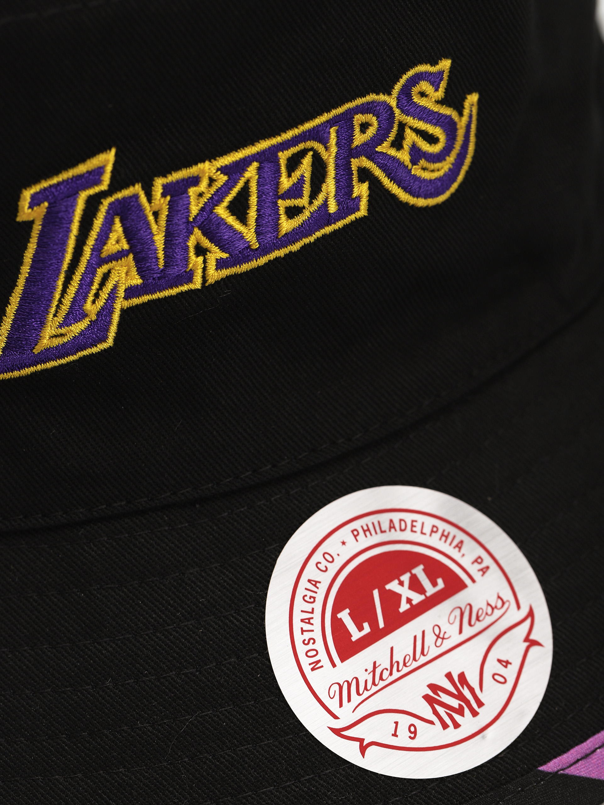 Kapelusz Mitchell & Ness Hyper Bucket (los angeles lakers black)