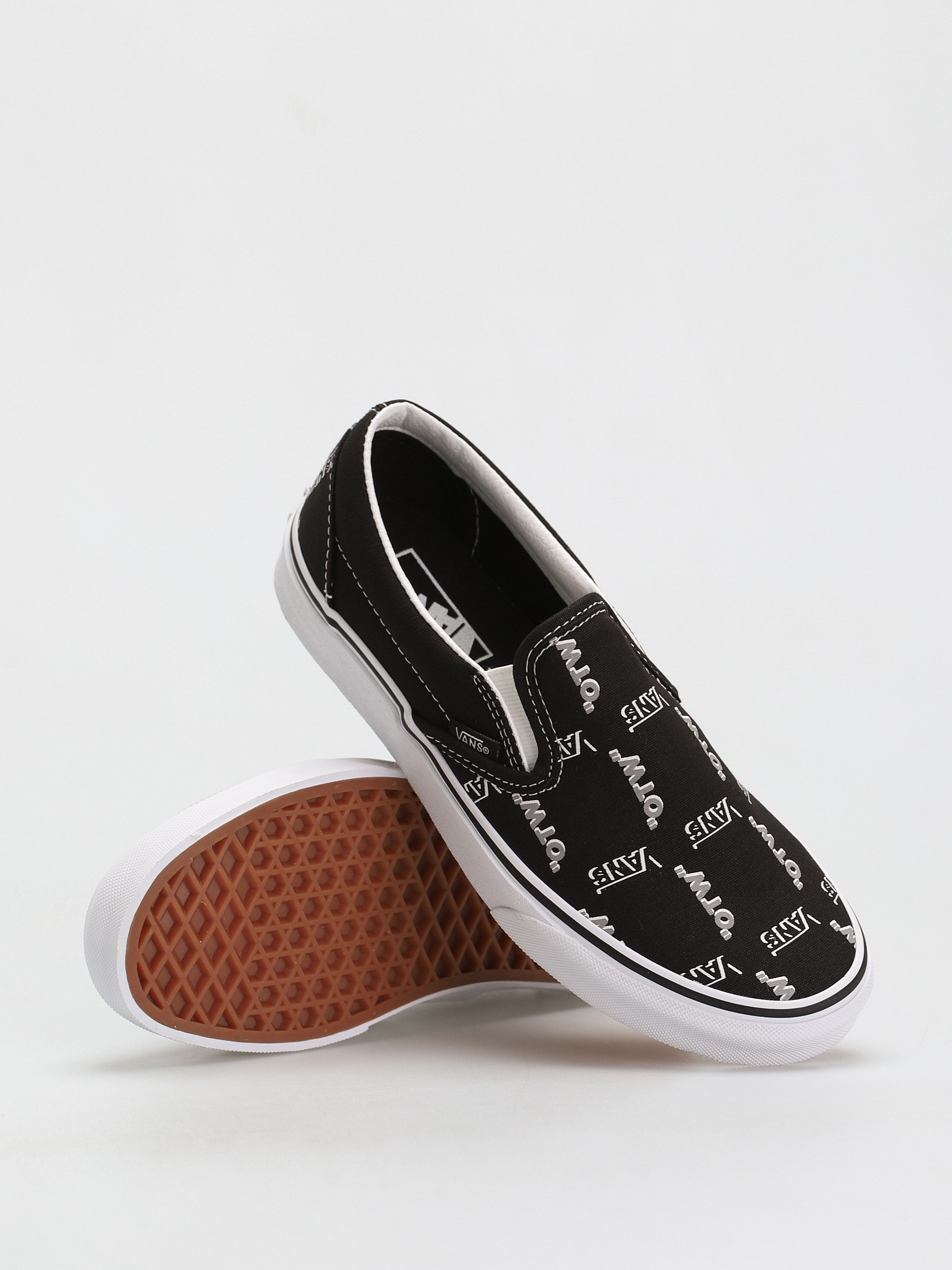 Buty Vans Classic Slip On (shadow vans/black/true white)