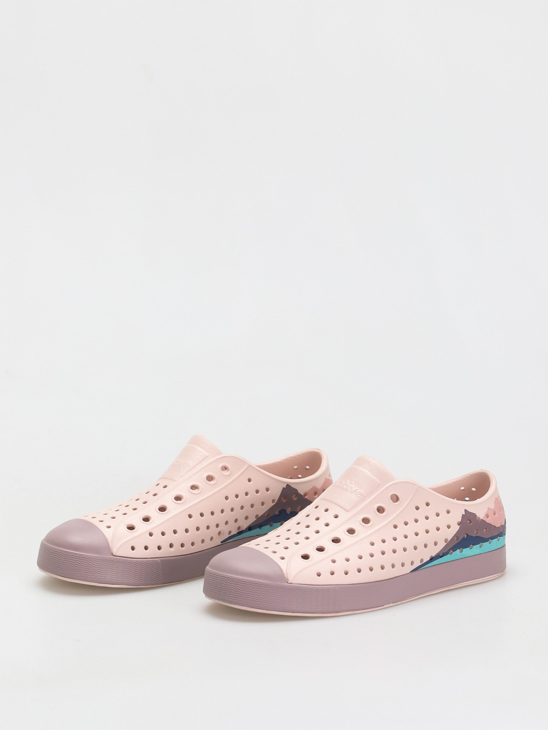 Buty Native Jefferson Block (dust pink/wildflower purple/frontier mountain block)