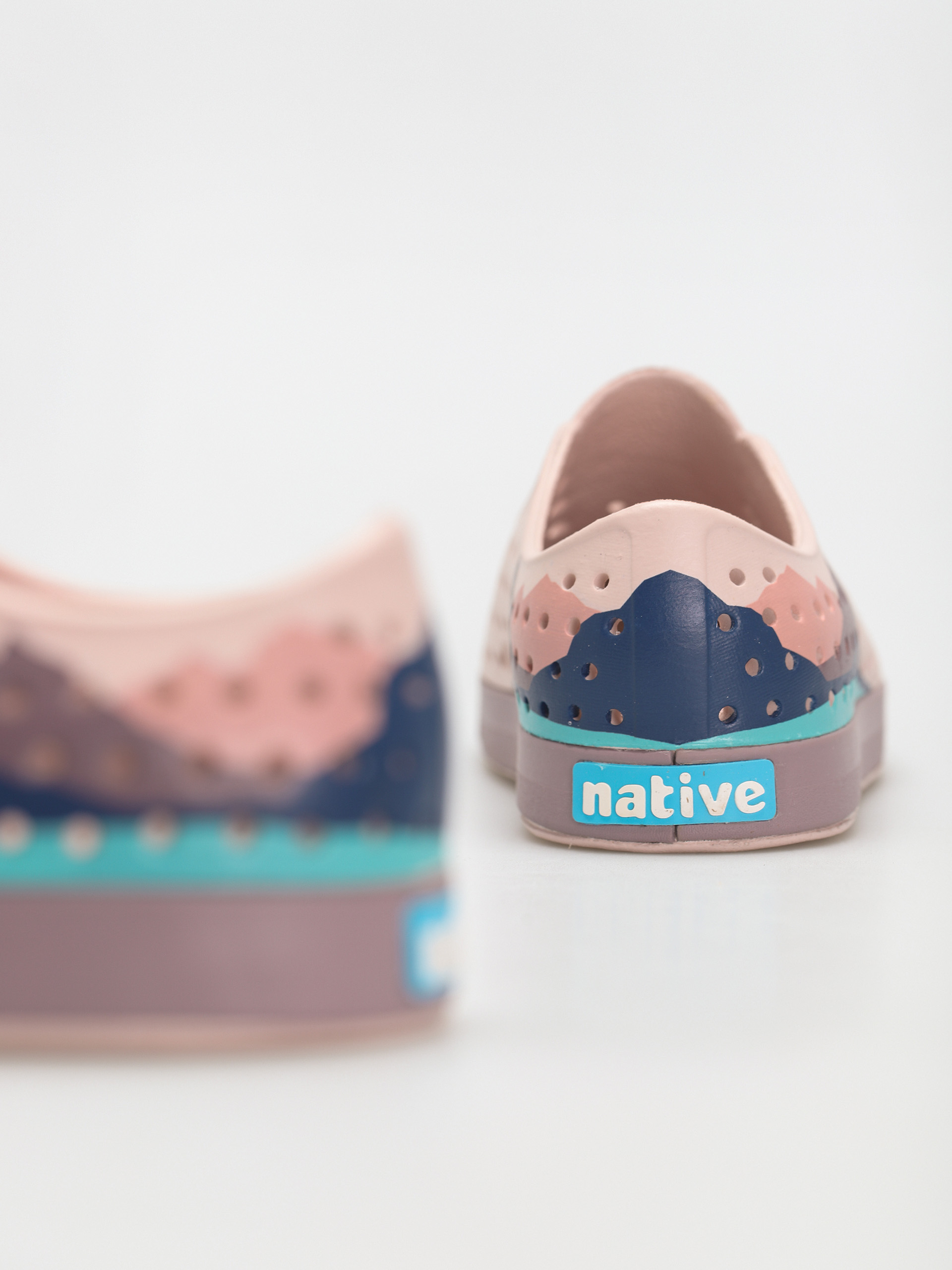 Buty Native Jefferson Block (dust pink/wildflower purple/frontier mountain block)