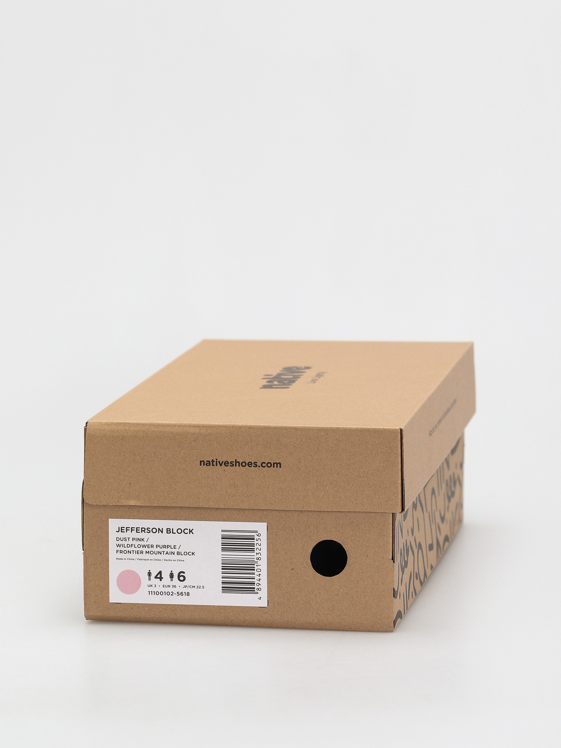 Buty Native Jefferson Block (dust pink/wildflower purple/frontier mountain block)