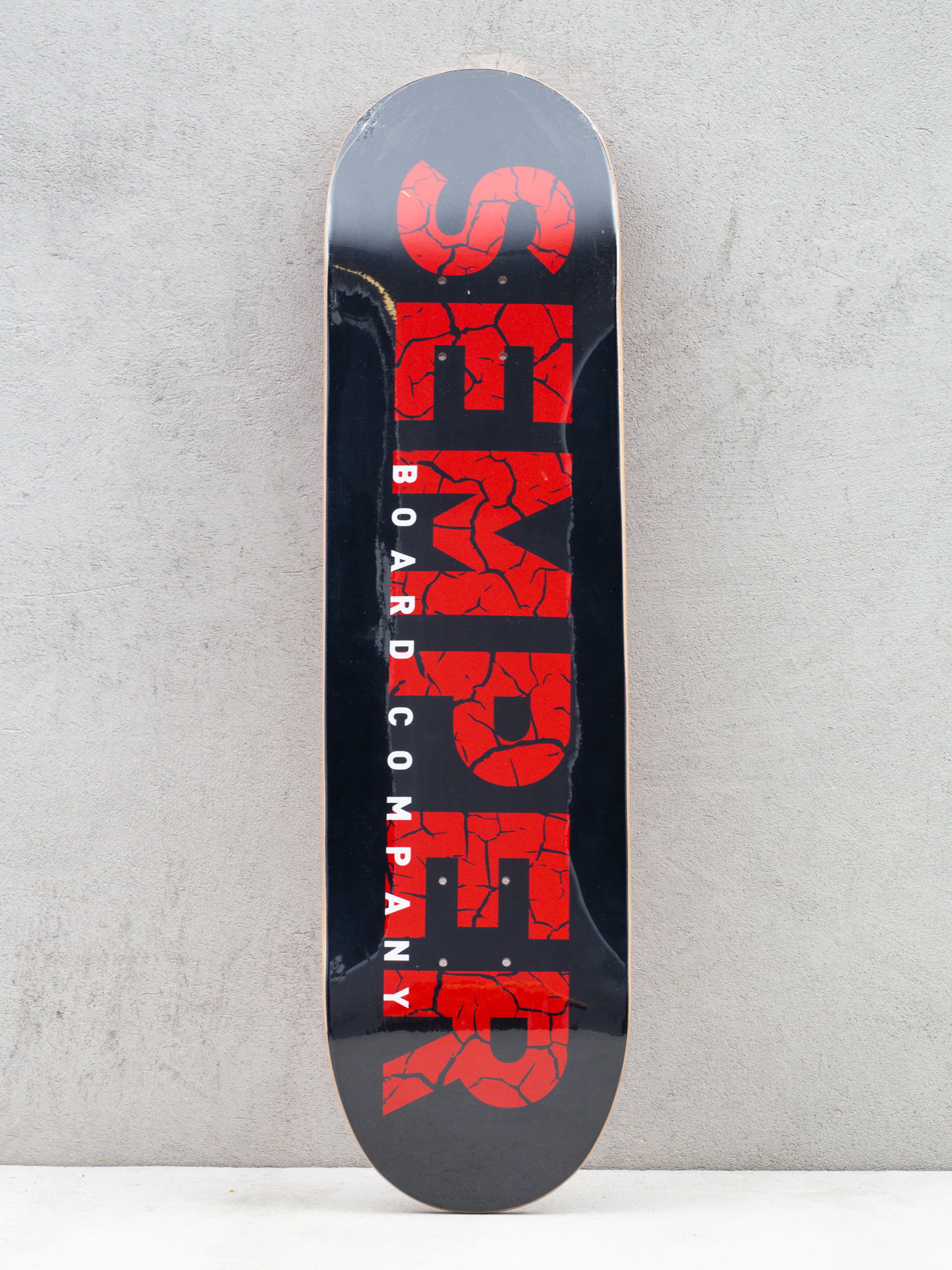 Deck Semper Skateboards Crack (black/red)