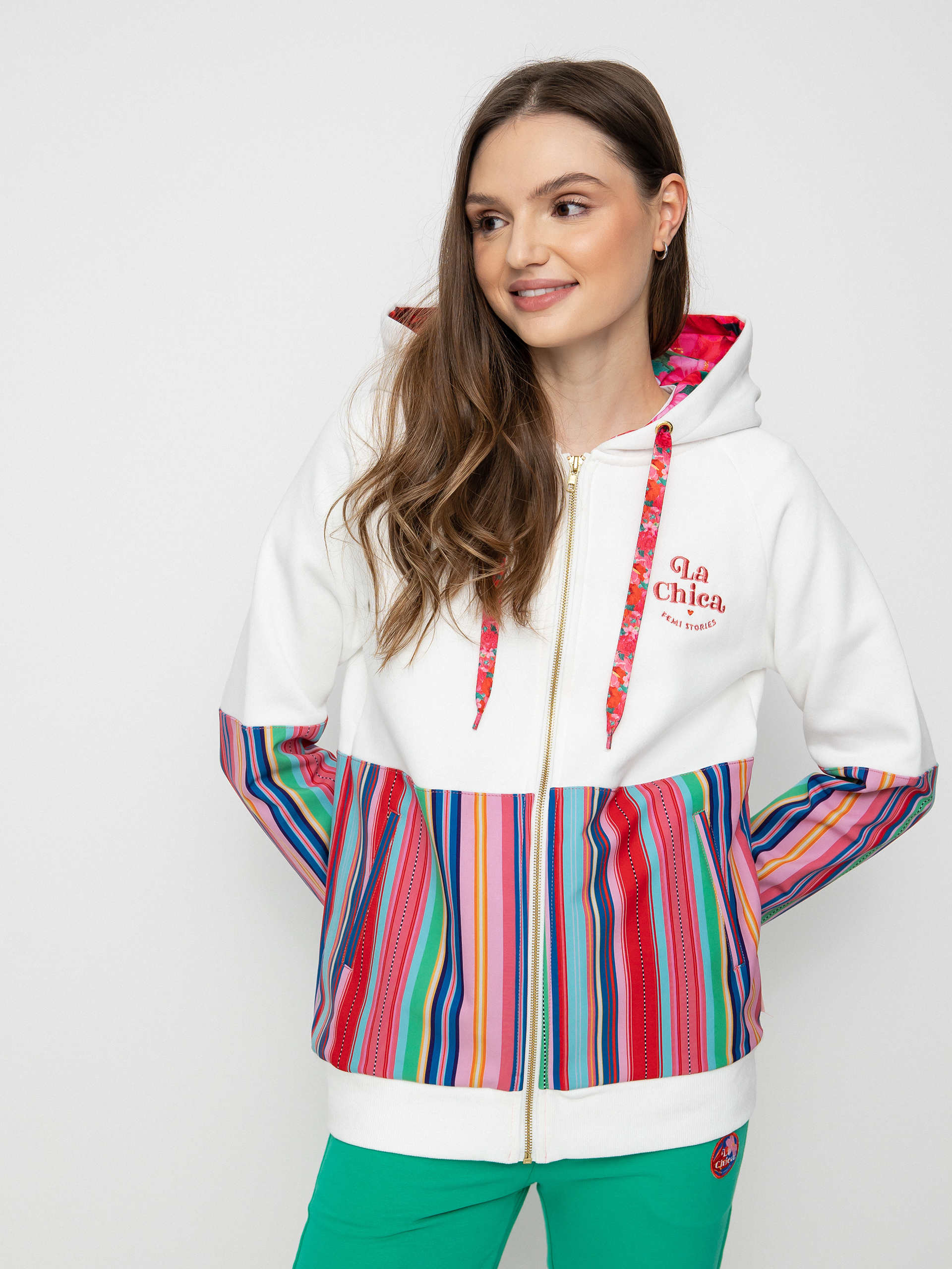 Bluza z kapturem Femi Stories Mago ZHD Wmn (lvs)