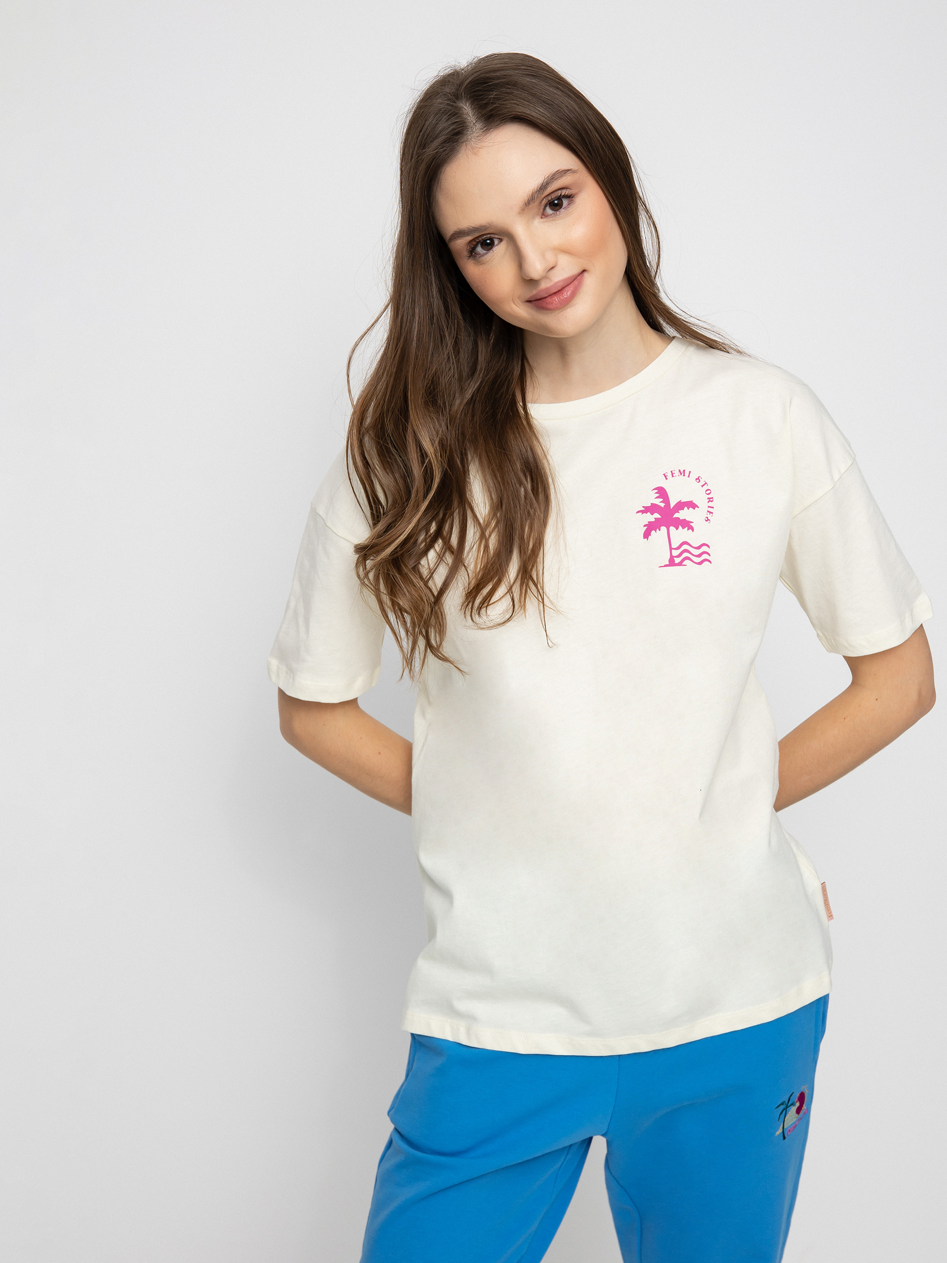 T-shirt Femi Stories Loose Wmn (ecr)