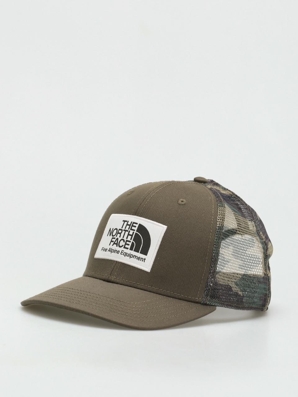 Czapka z daszkiem The North Face Deep Fit Mudder Trucker (new taupe green)