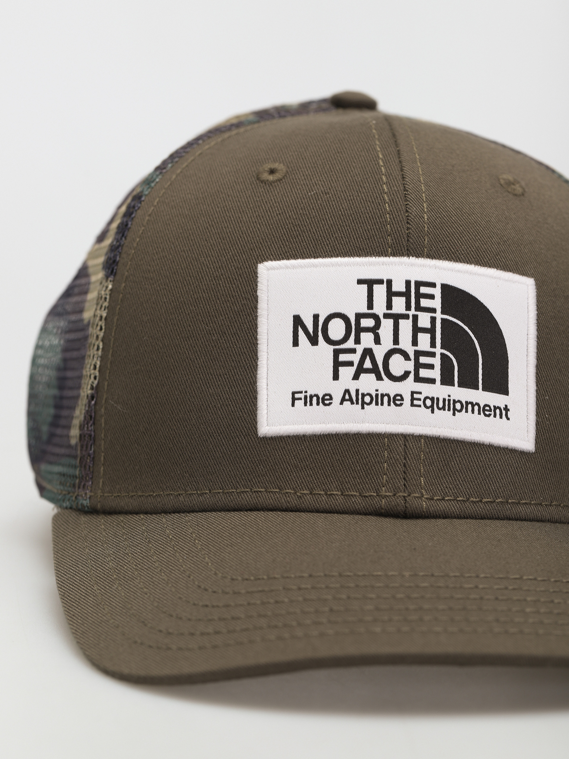 Czapka z daszkiem The North Face Deep Fit Mudder Trucker (new taupe green)