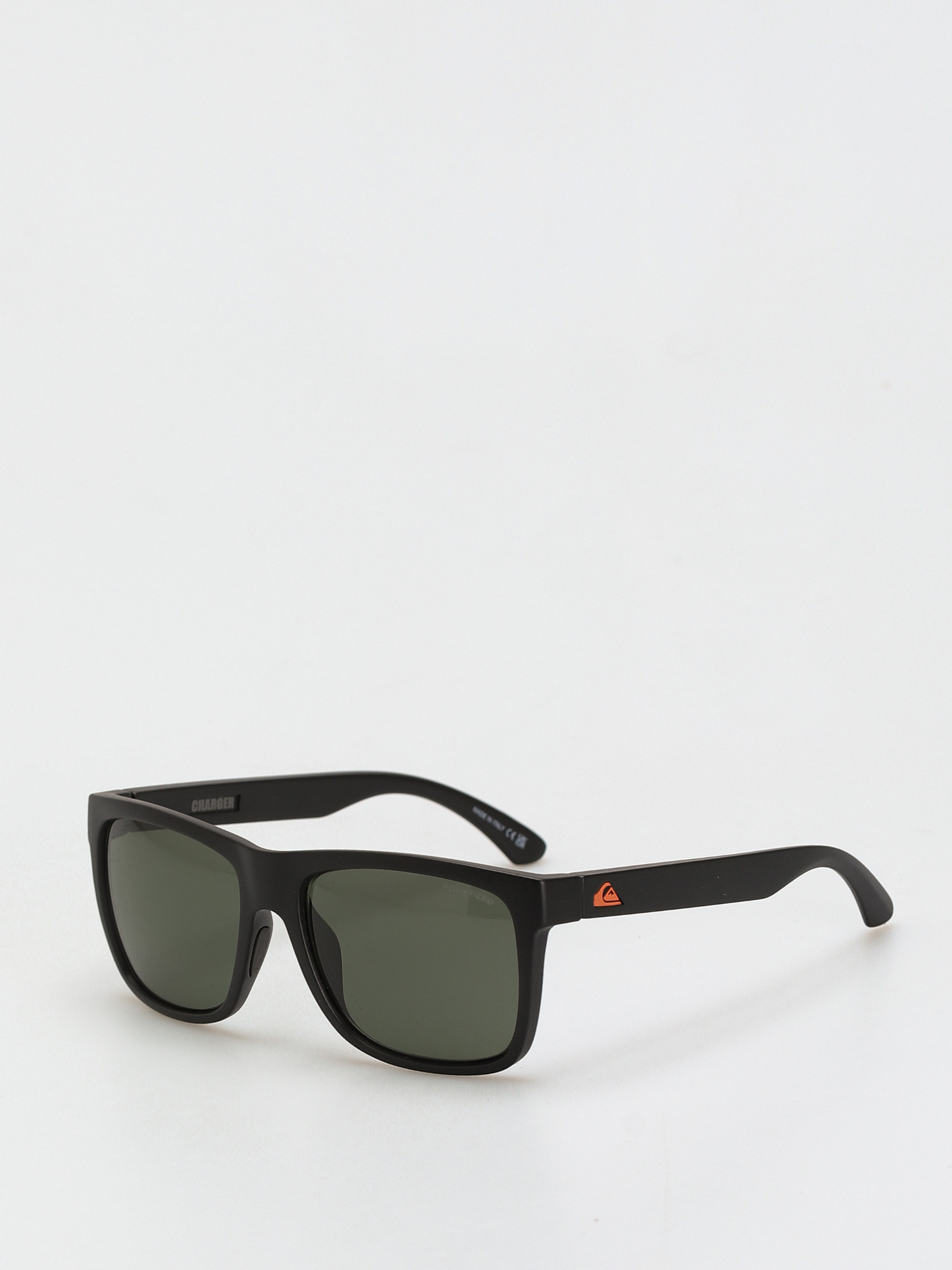 Okulary przeciwsłoneczne Quiksilver Charger Polarized Floatable (matte black/green polarized)