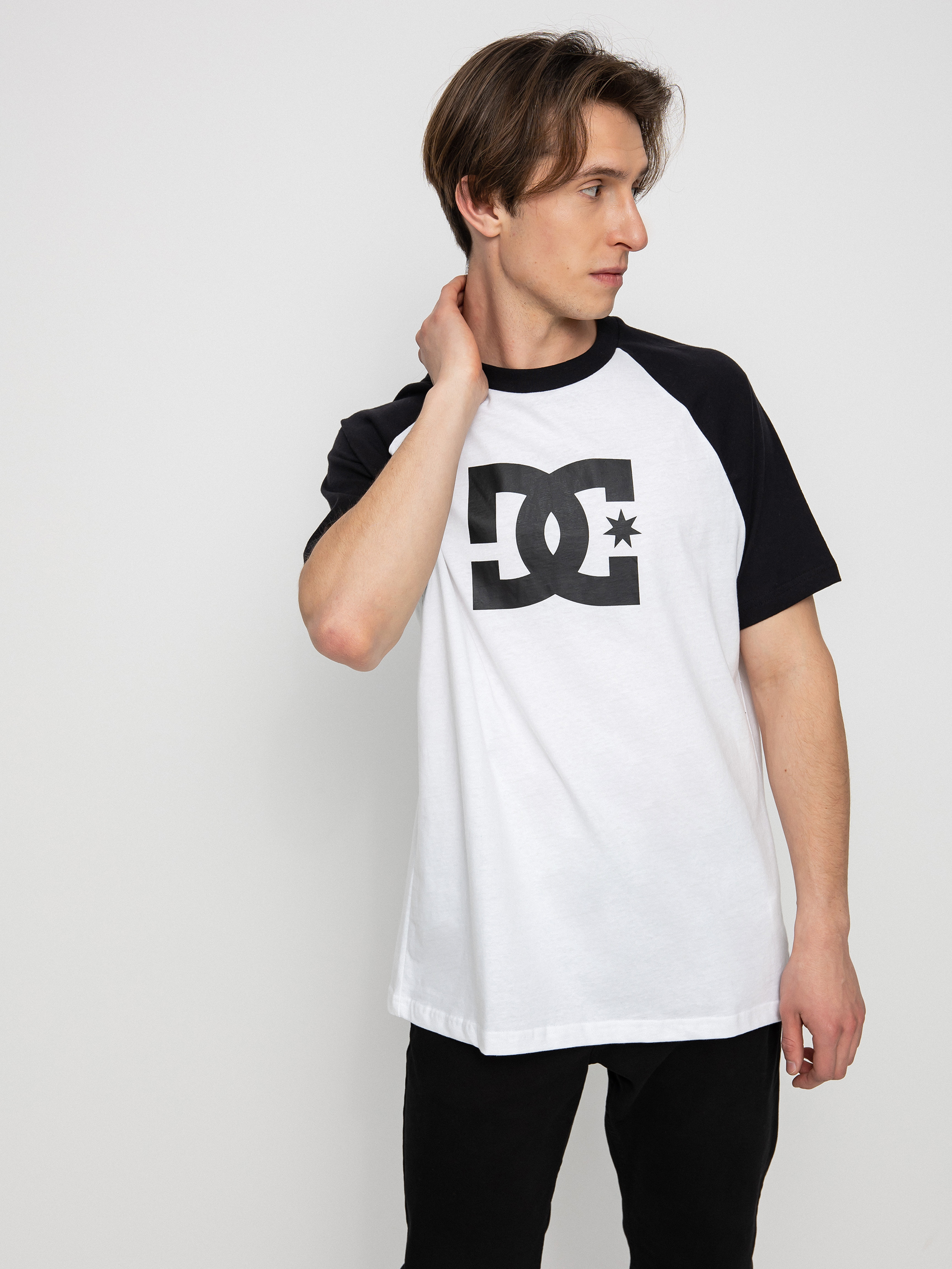 T-shirt DC Star Raglan (white/black)
