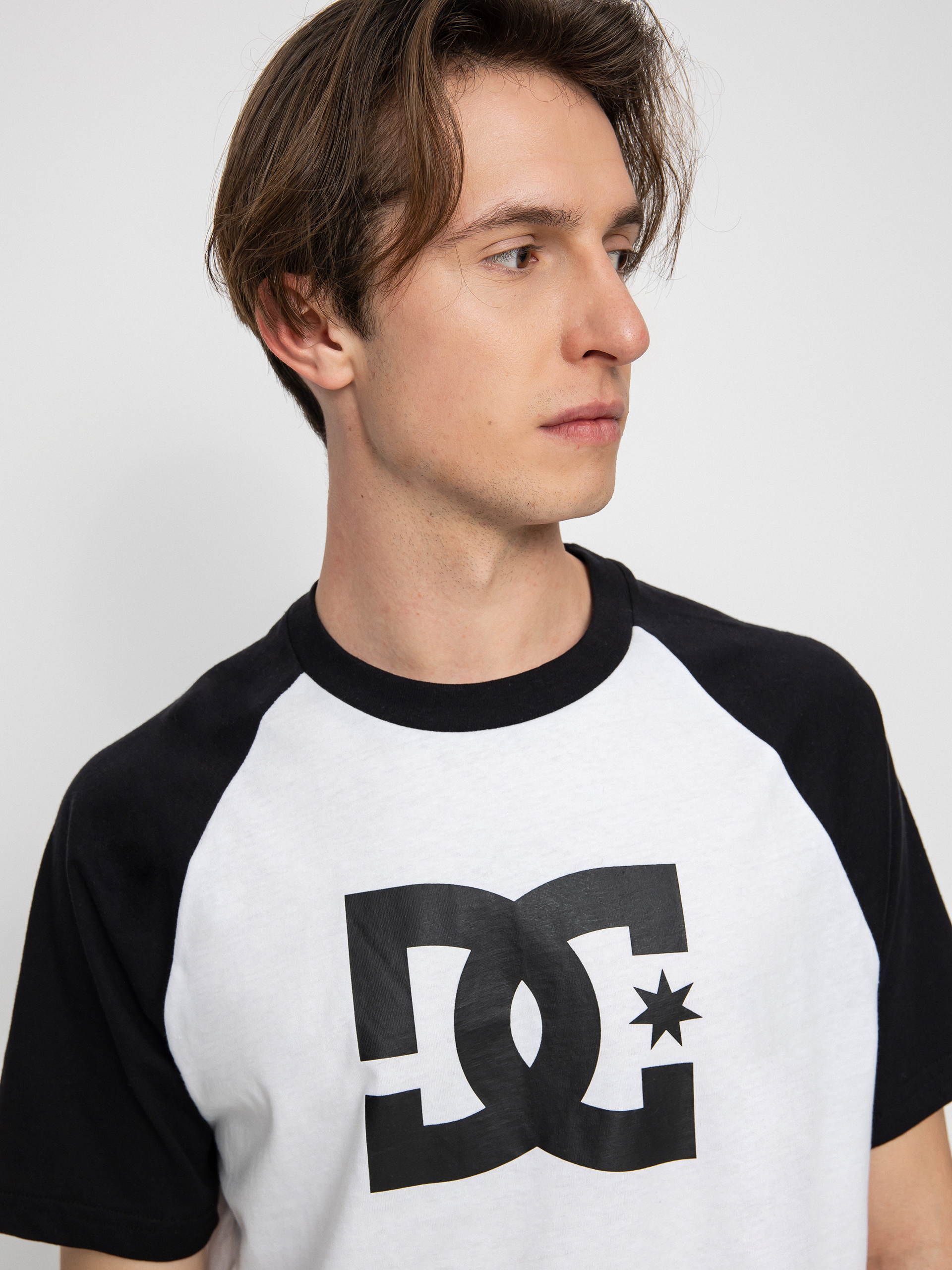 T-shirt DC Star Raglan (white/black)
