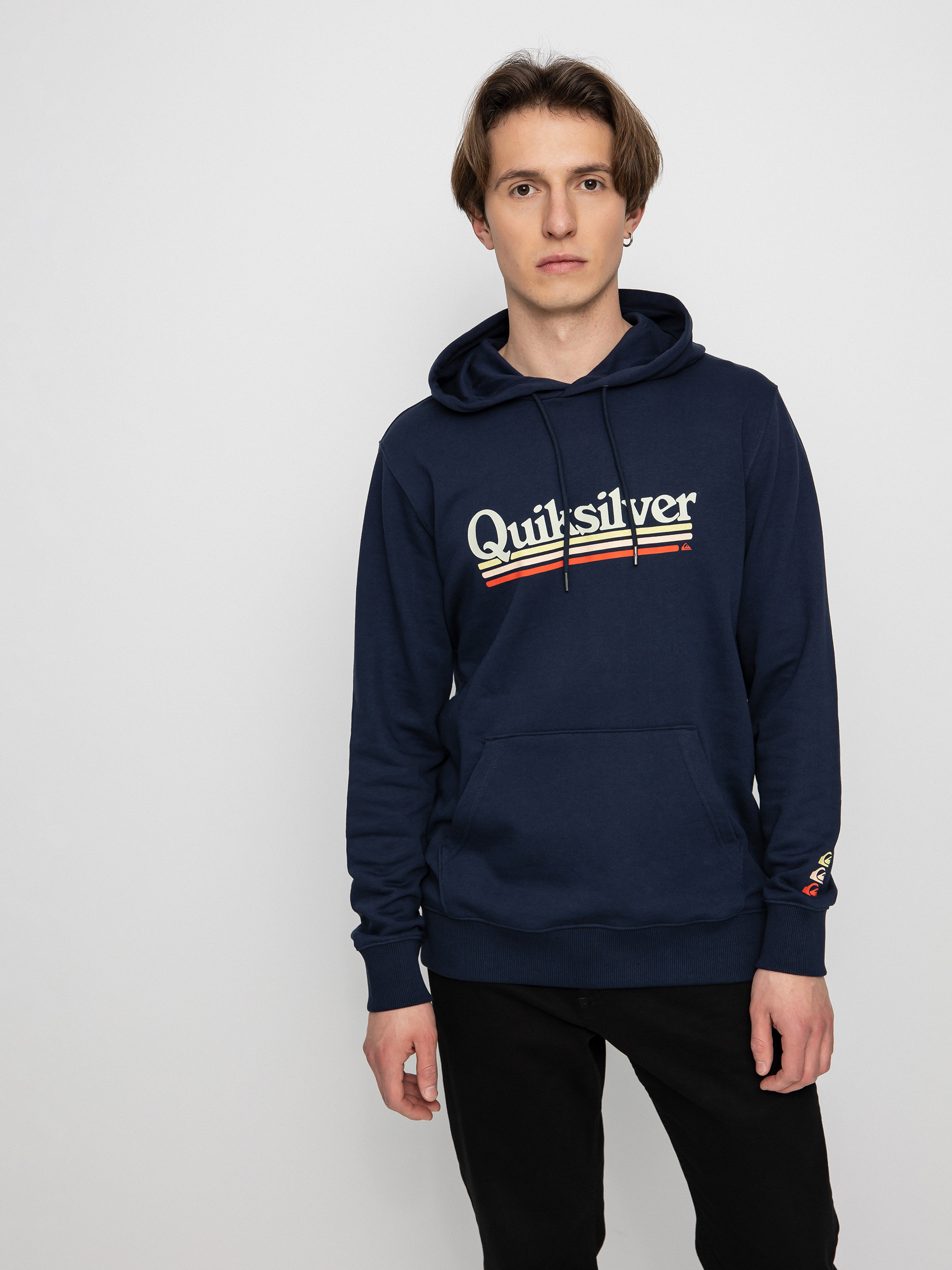 Bluza z kapturem Quiksilver On The Line HD (navy blazer)