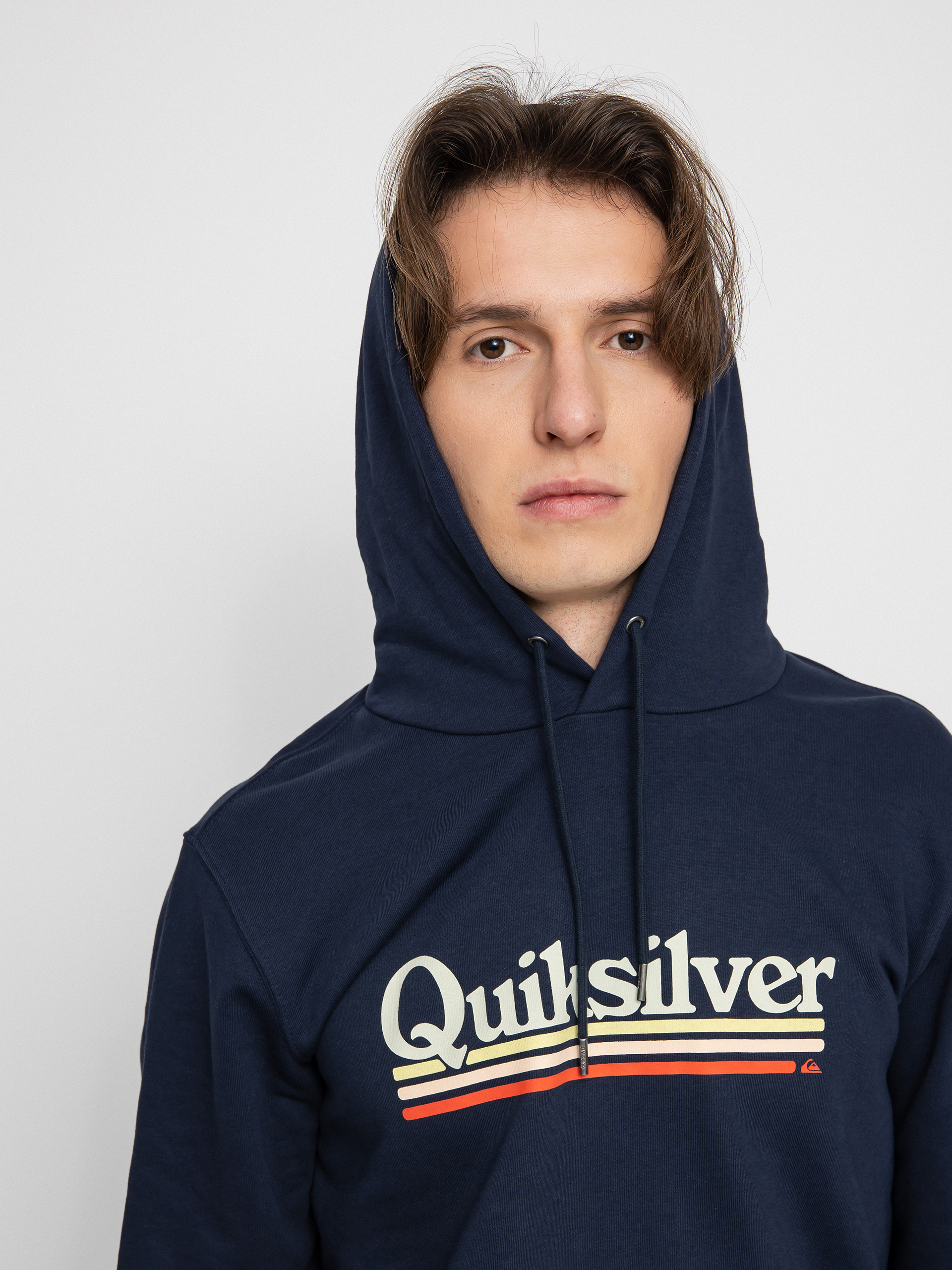 Bluza z kapturem Quiksilver On The Line HD (navy blazer)