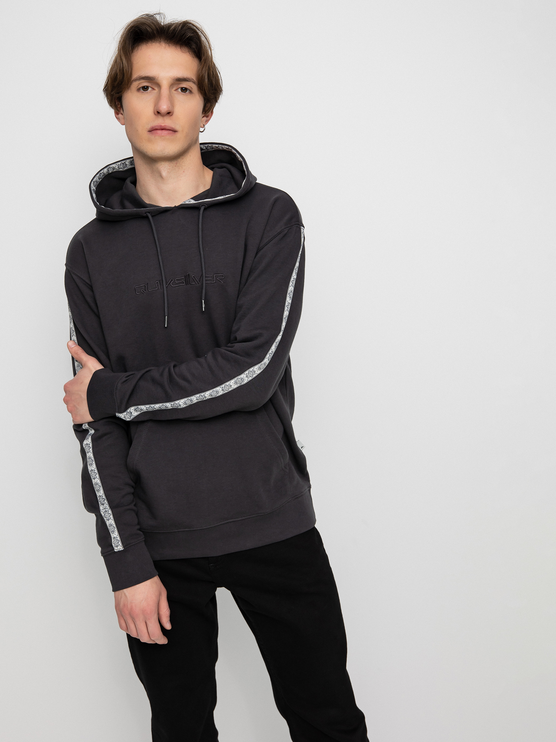 Bluza z kapturem Quiksilver Taped HD (tarmac)