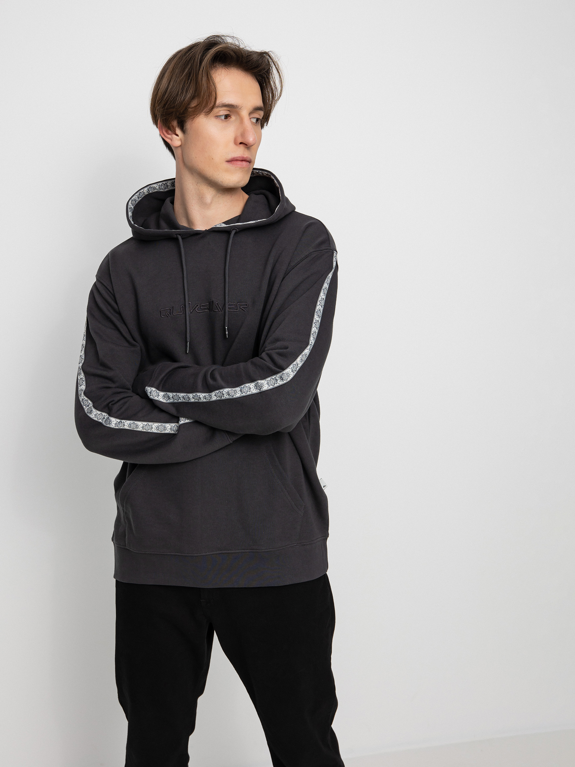 Bluza z kapturem Quiksilver Taped HD (tarmac)