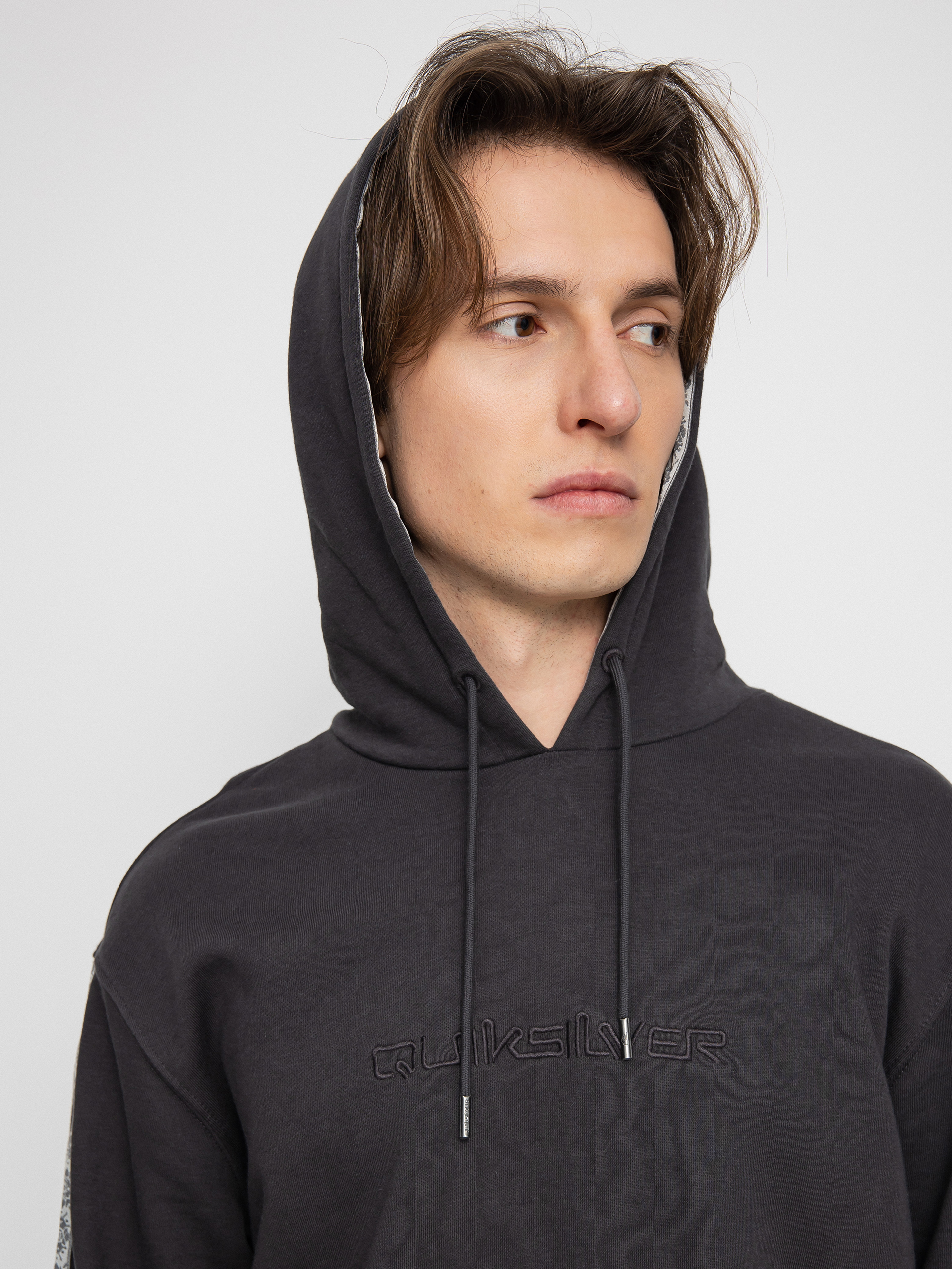 Bluza z kapturem Quiksilver Taped HD (tarmac)