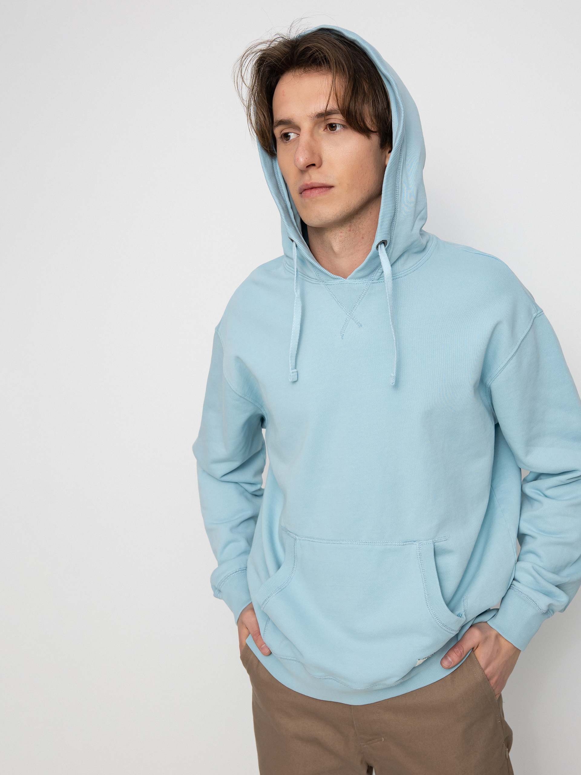 Bluza z kapturem Quiksilver Trip Away HD (faded denim)