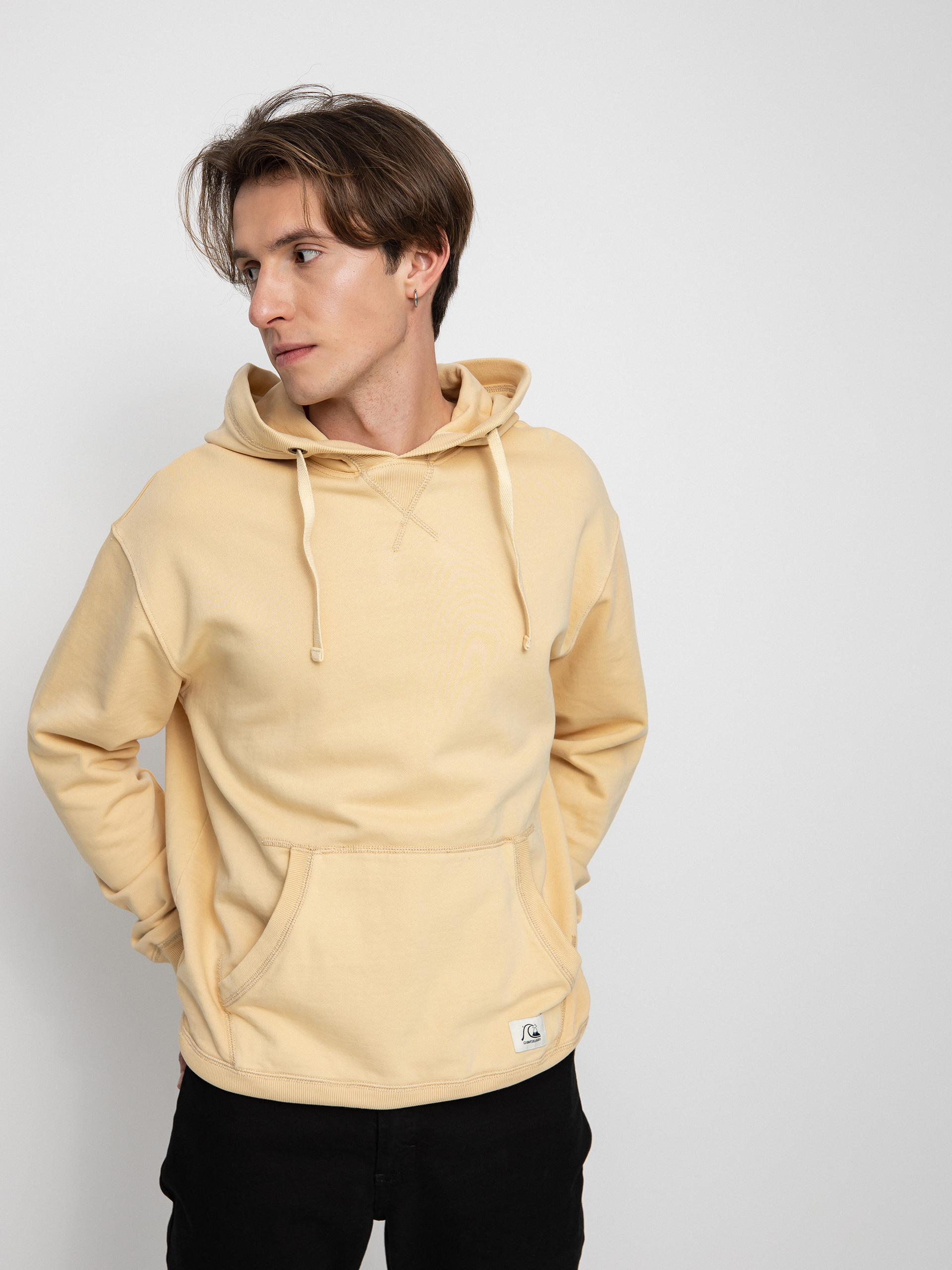 Bluza z kapturem Quiksilver Trip Away HD (prairie sand)