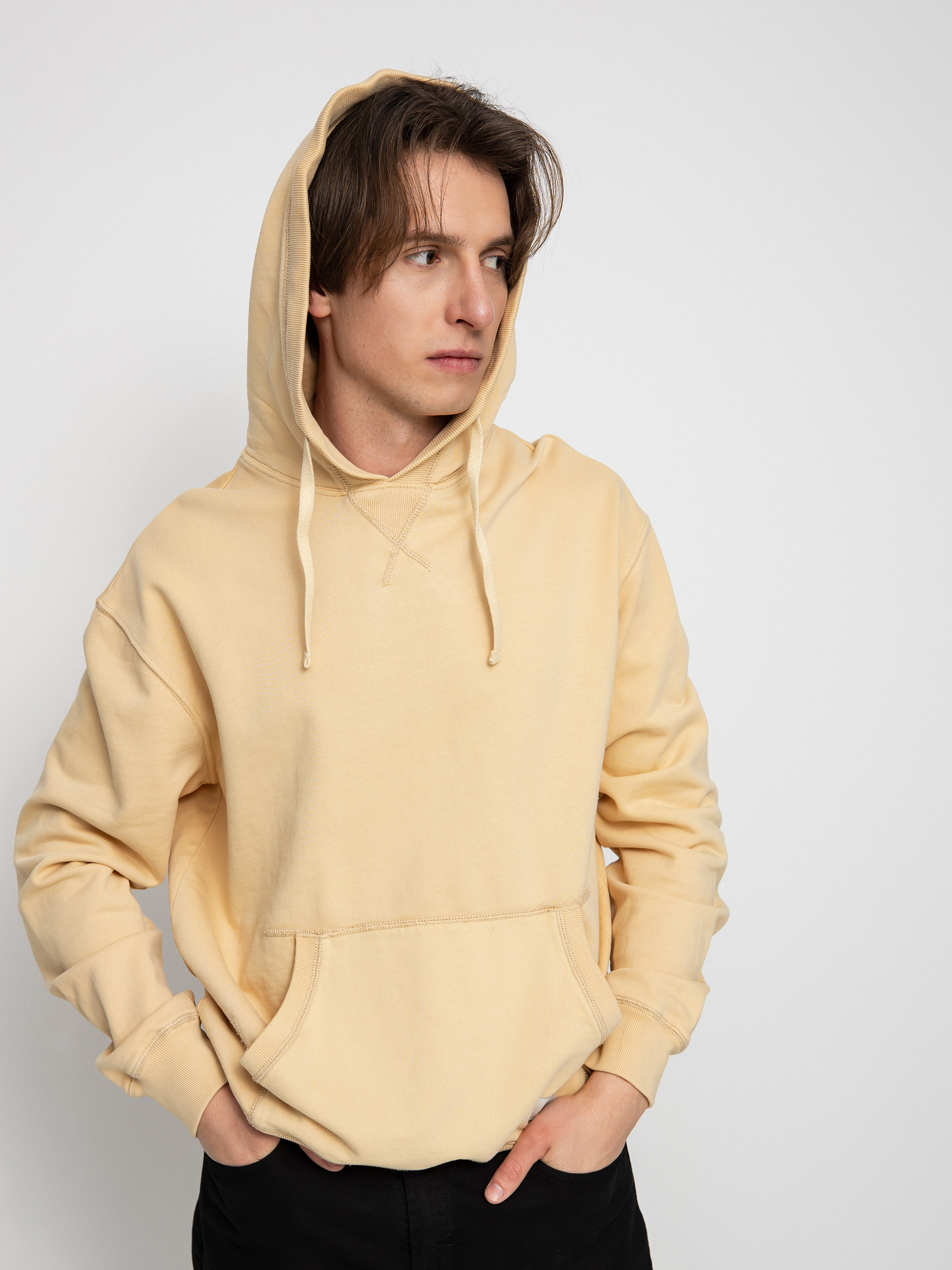Bluza z kapturem Quiksilver Trip Away HD (prairie sand)