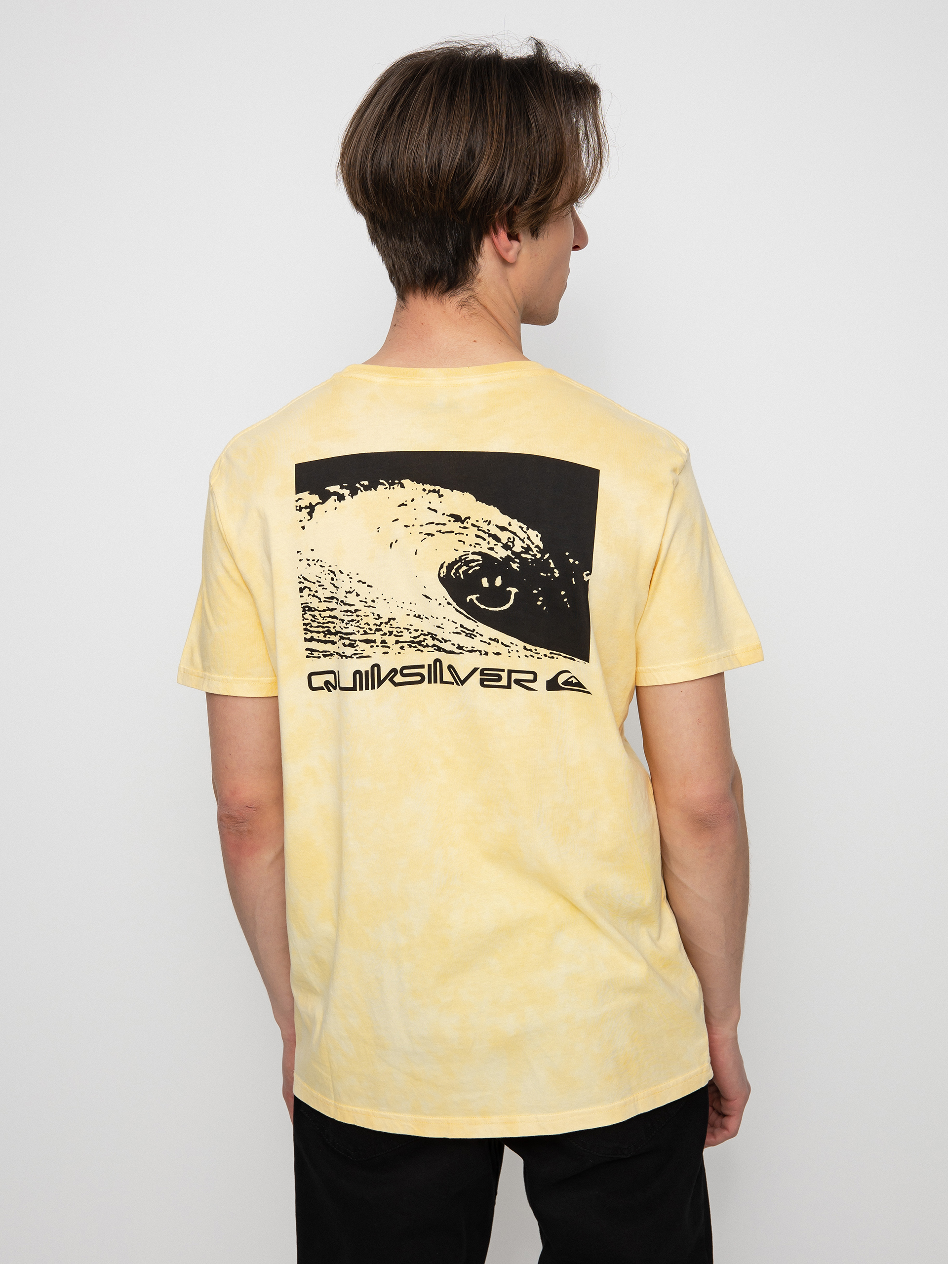 T-shirt Quiksilver Smiley Wave (pale banana)