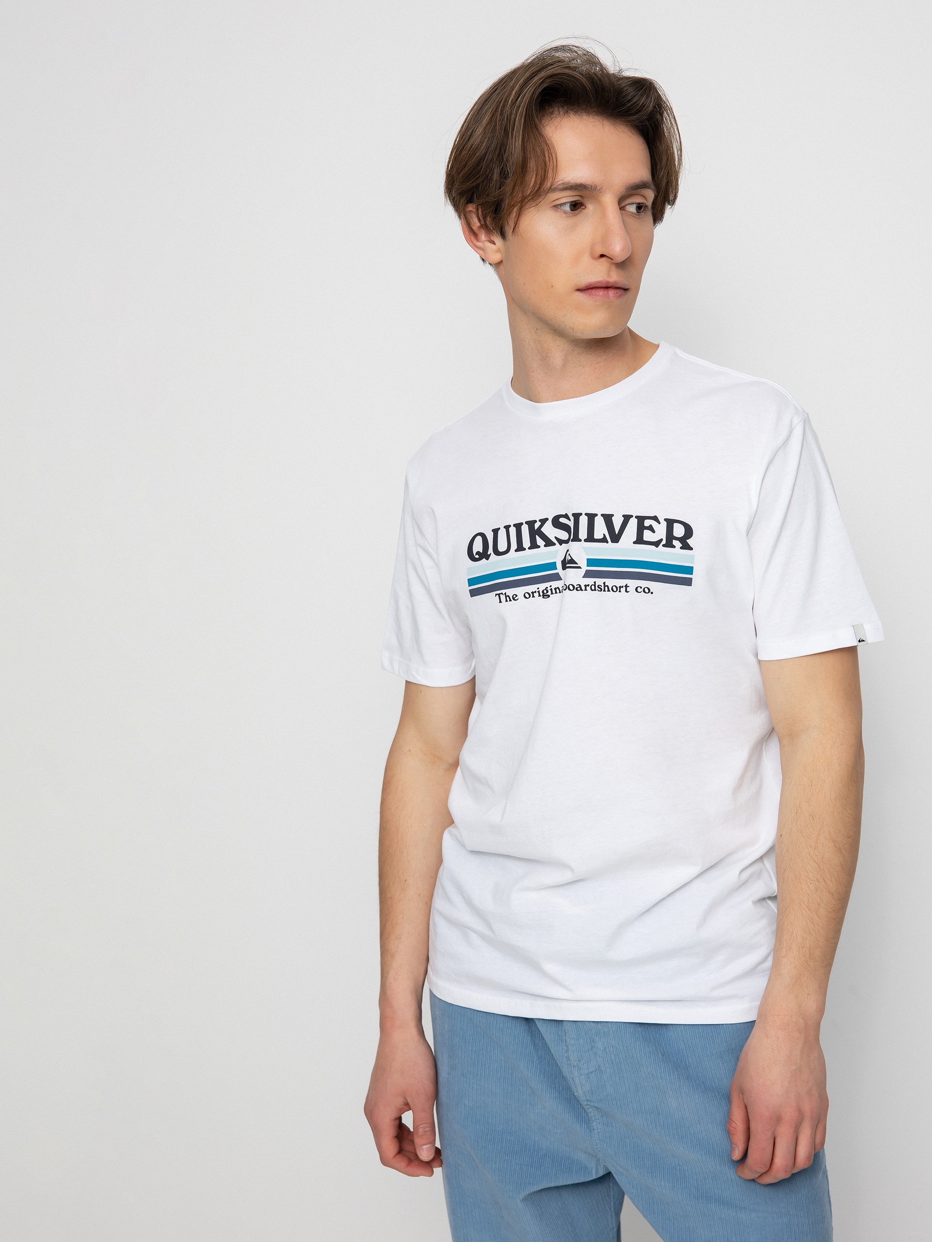 T-shirt Quiksilver Lined Up (white)