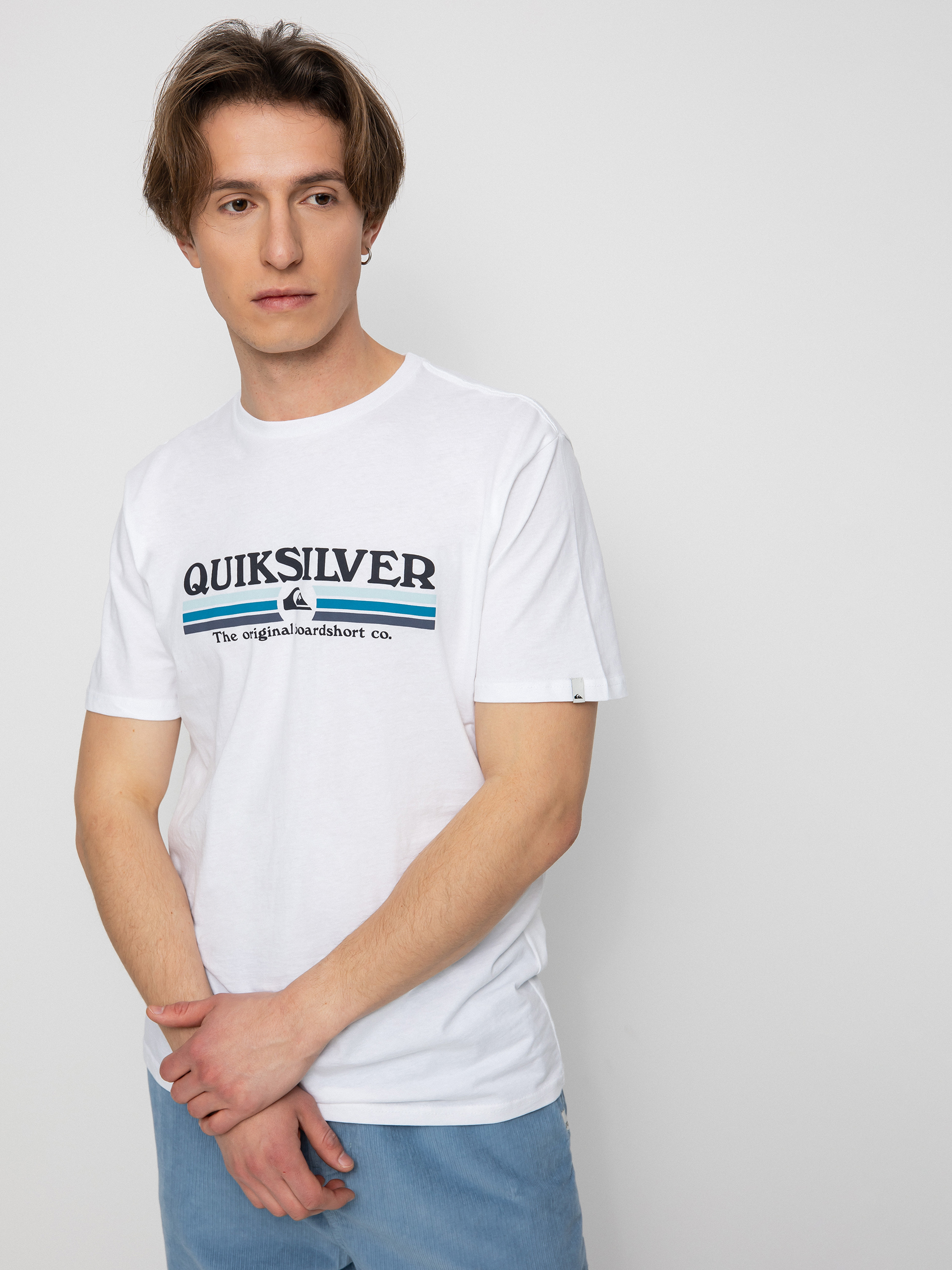 T-shirt Quiksilver Lined Up (white)